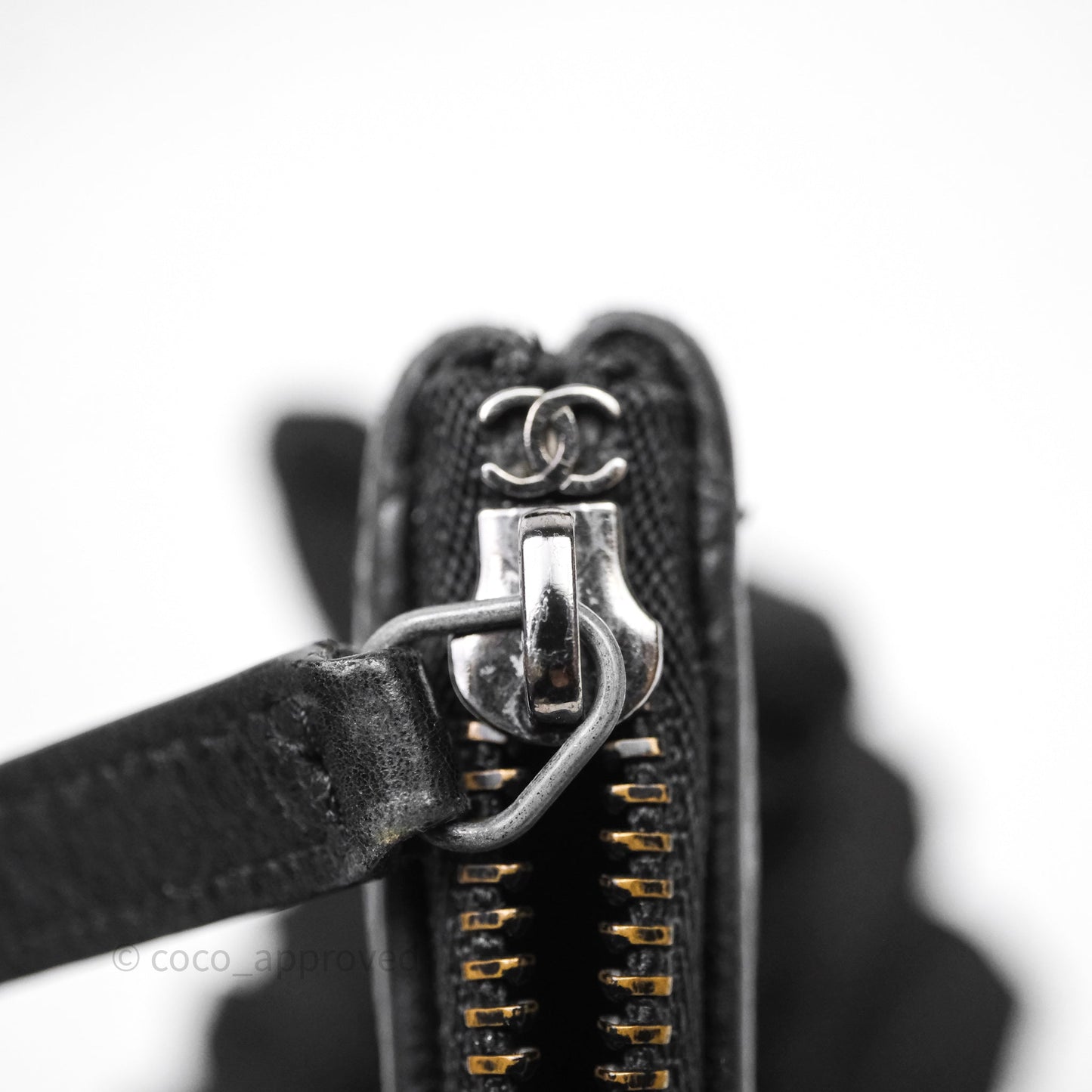 Chanel Quilted Mini O Case So Black Calfskin