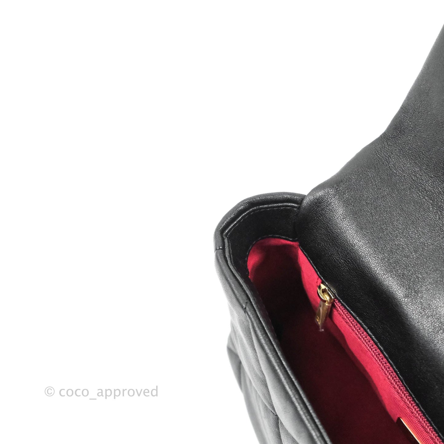 Chanel 19 Small Black Goatskin Mixed Hardware