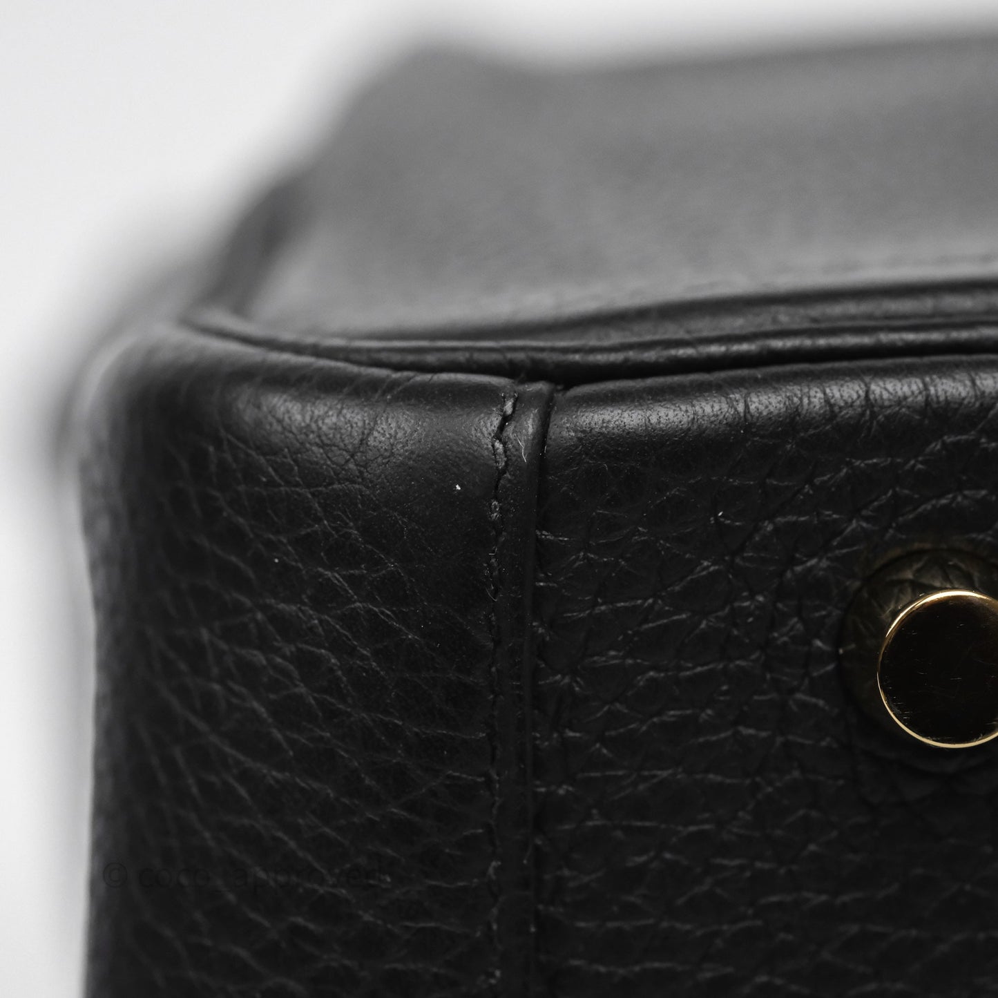 Hermès Lindy 30 Black Noir 89 Clemence Gold Hardware