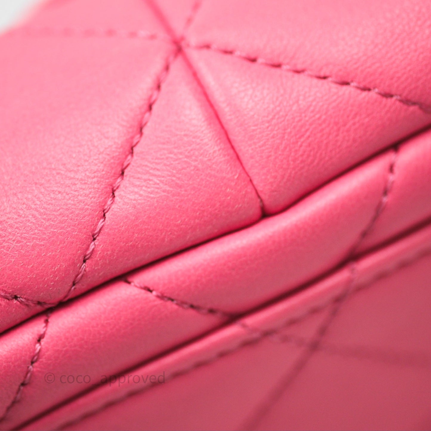 Chanel Quilted Mini CC Funky Town Flap Pink Lambskin Aged Gold Hardware
