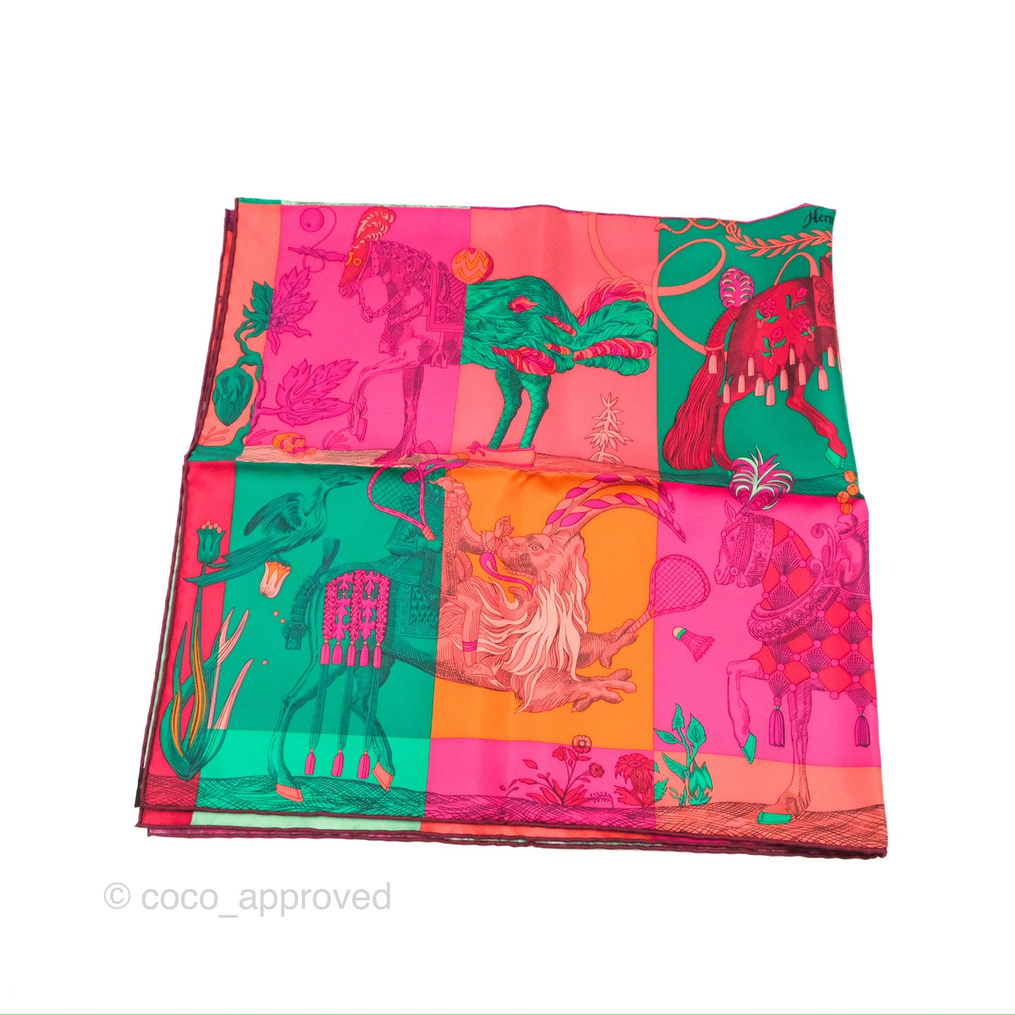 Hermes Della Cavalleria Favolosa Scarf 90