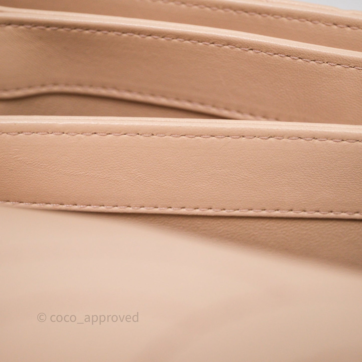 Chanel Small Trendy CC Beige Lambskin Gold Hardware