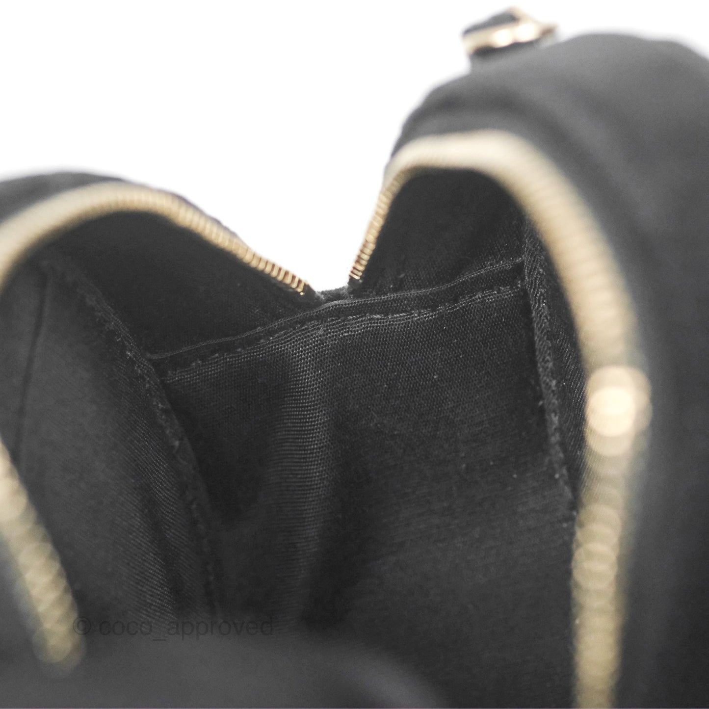 Chanel Quilted Round Clutch With Chain Black Velvet Gold Hardware