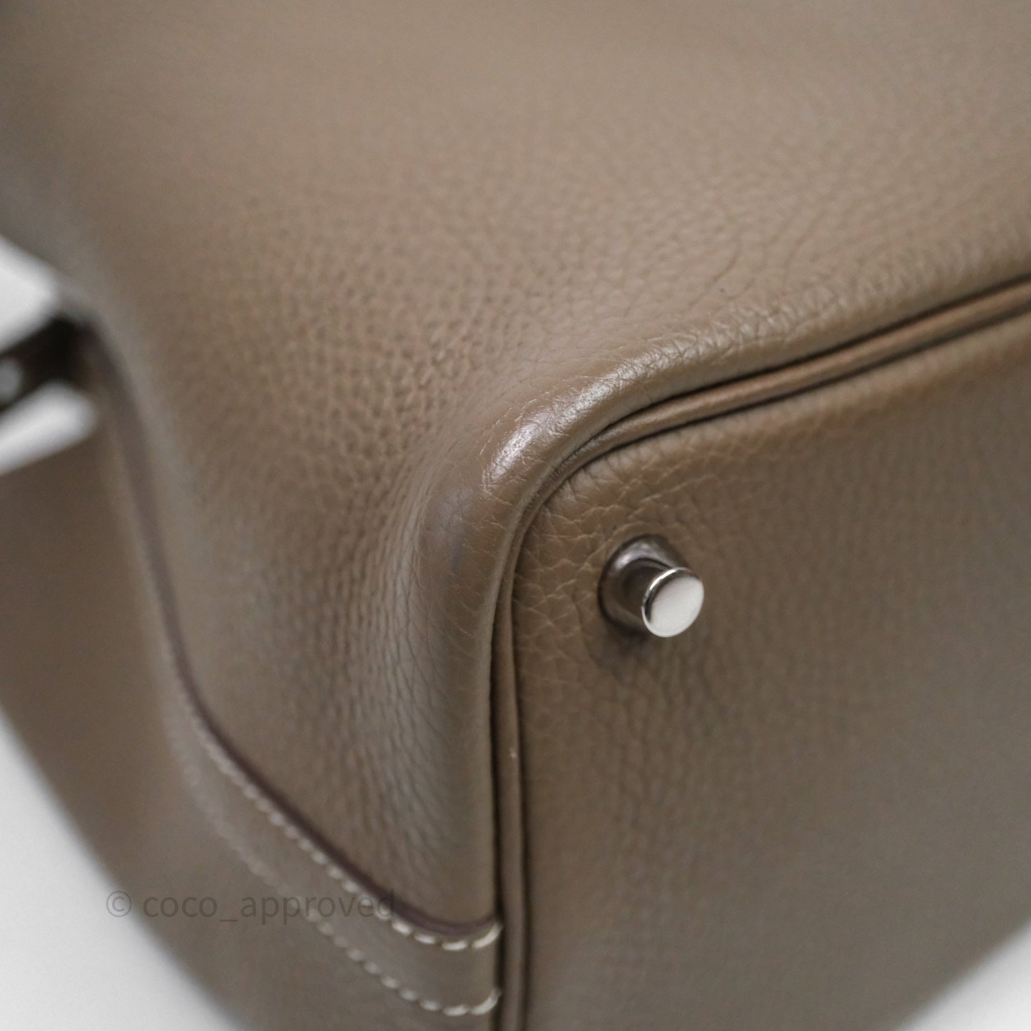 Hermès Picotin Lock 18 Etoupe Clemence Palladium Hardware