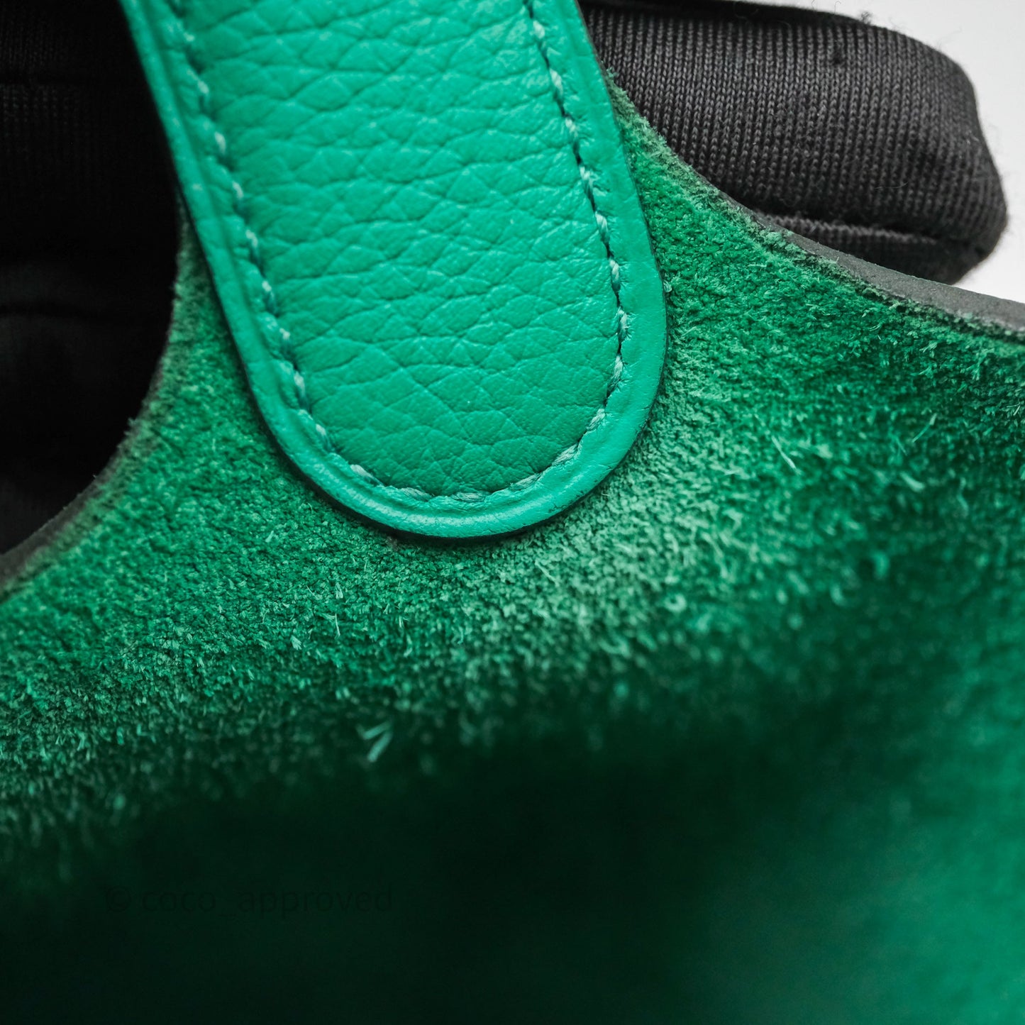 Hermes Picotin 18 Vert Jade O6 Clemence Palladium Hardware