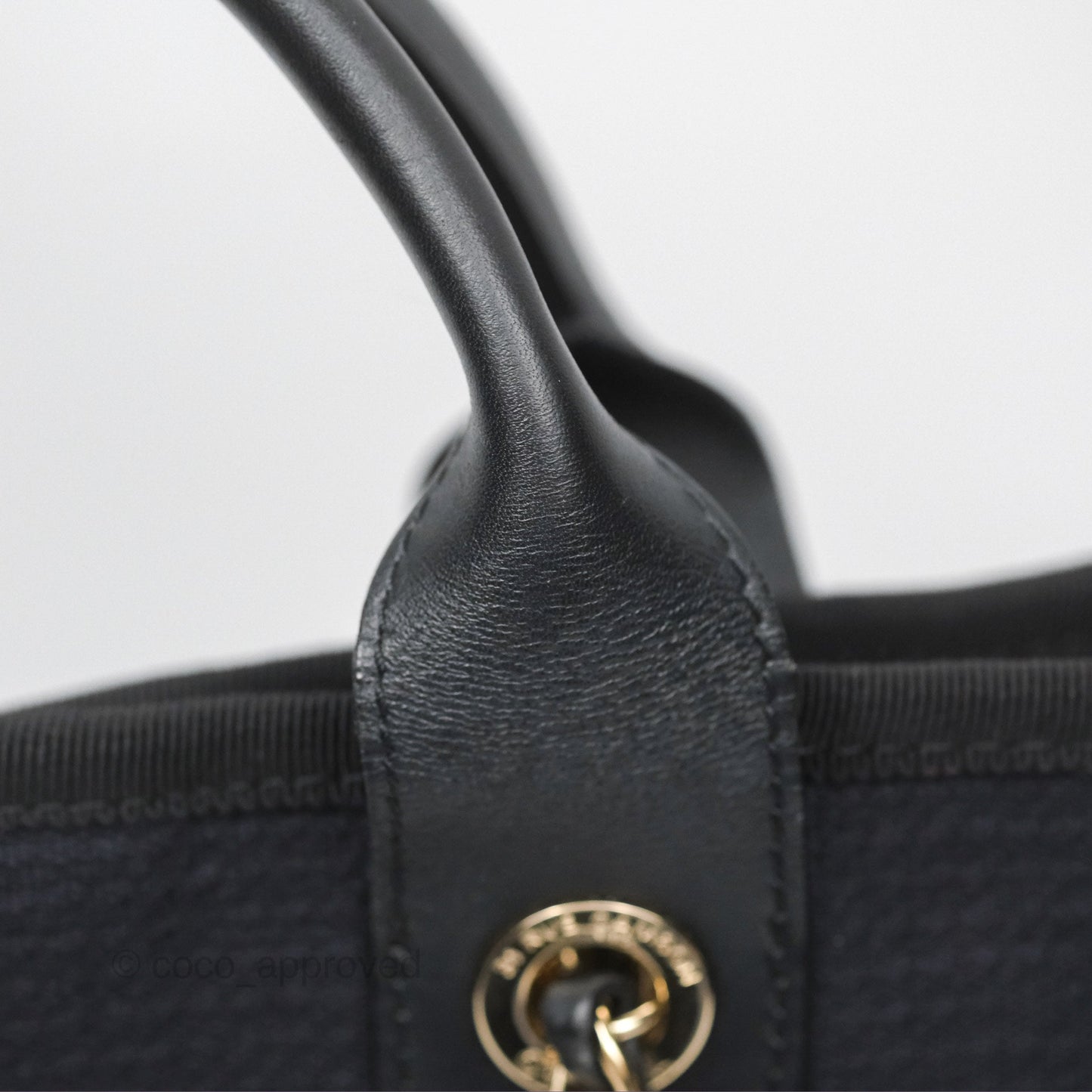 Chanel New Small Deauville Navy Canvas