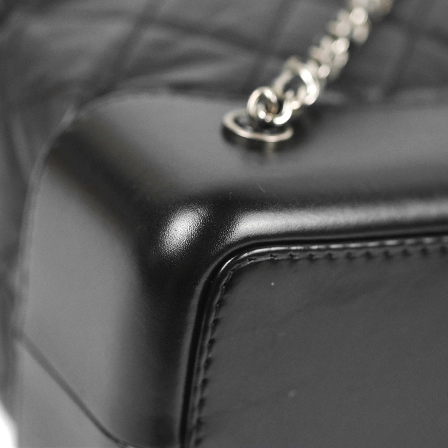 Chanel Medium Gabrielle Backpack Black Aged Calfskin