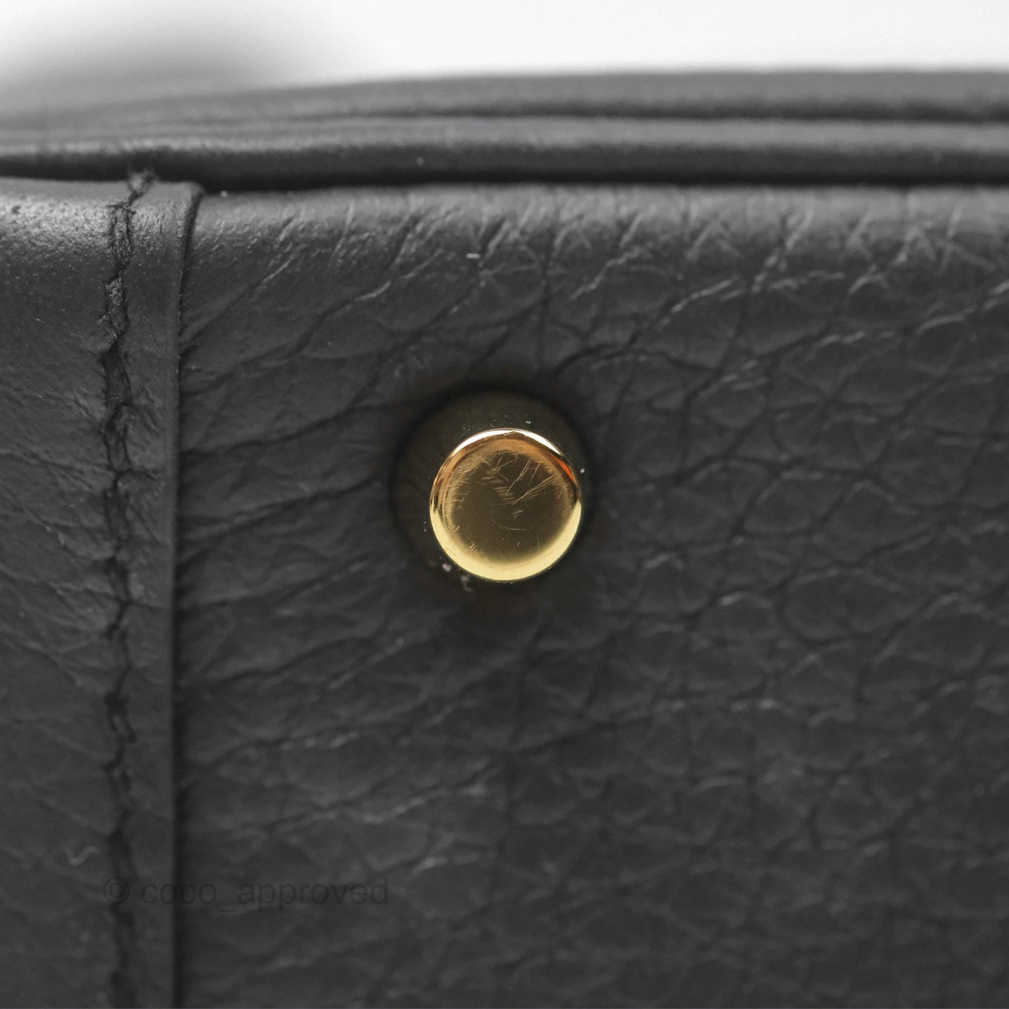 Hermès Mini Lindy 20 Noir 89 Clemence Gold Hardware
