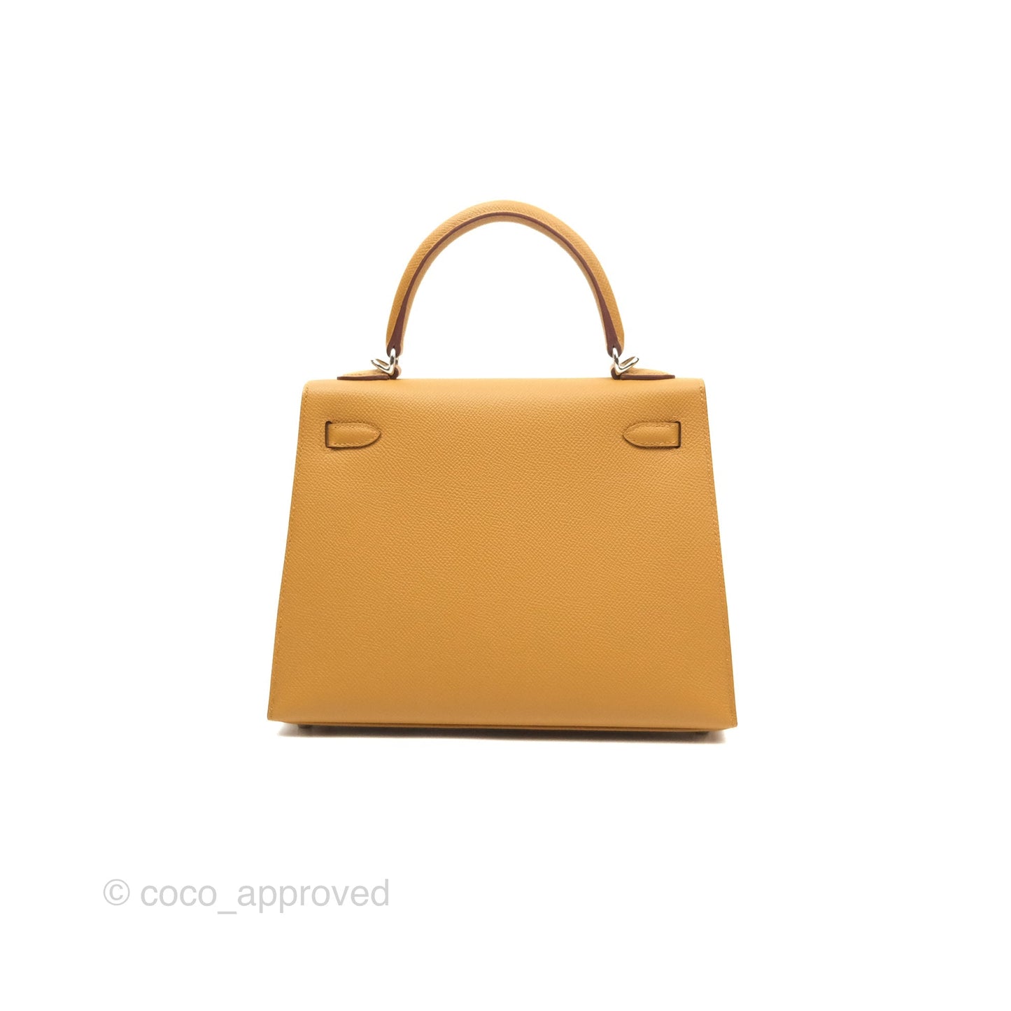 Hermès Sellier Kelly 25 Sesame 2S Epsom Palladium Hardware