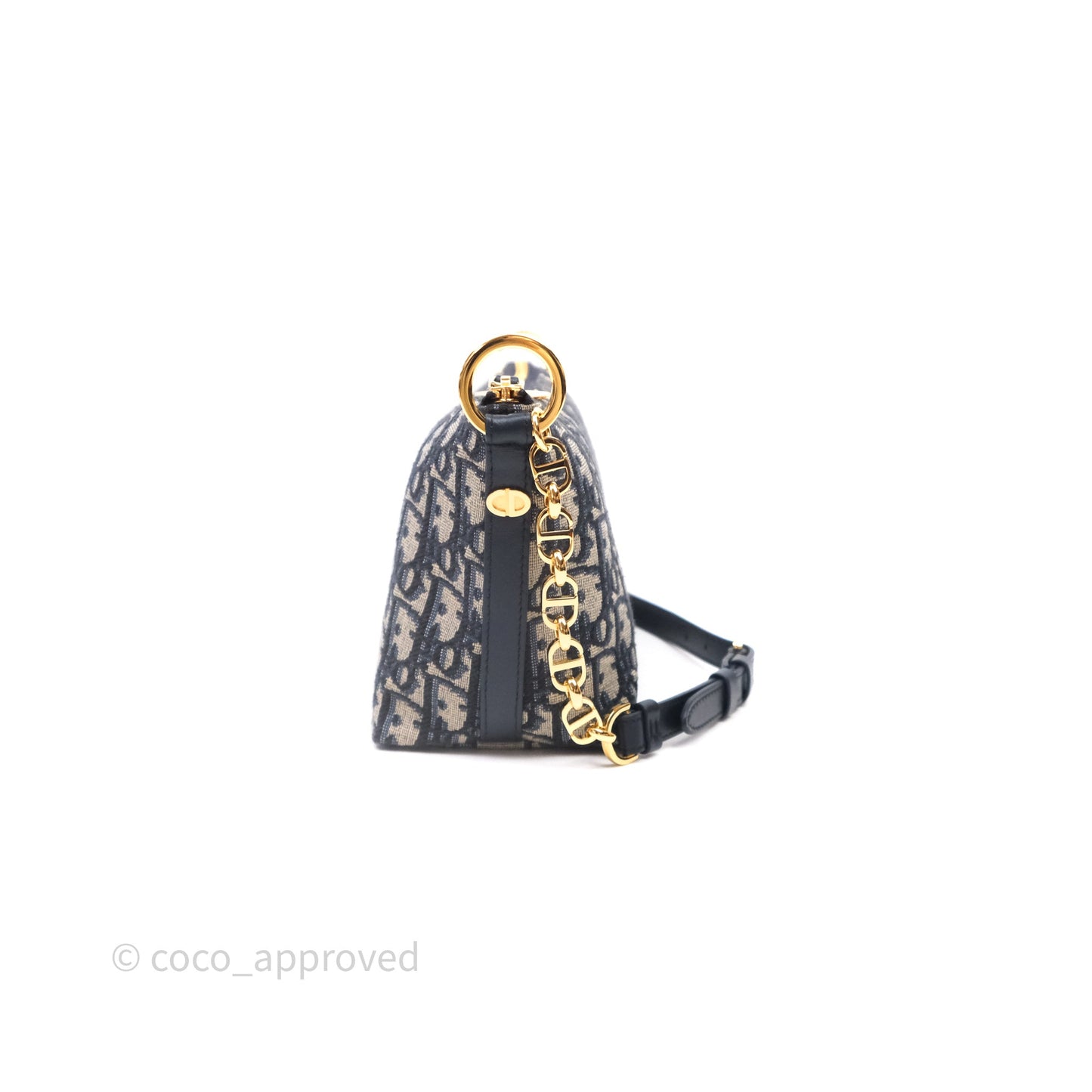 Christian Dior Oblique Star Chain Hobo Bag