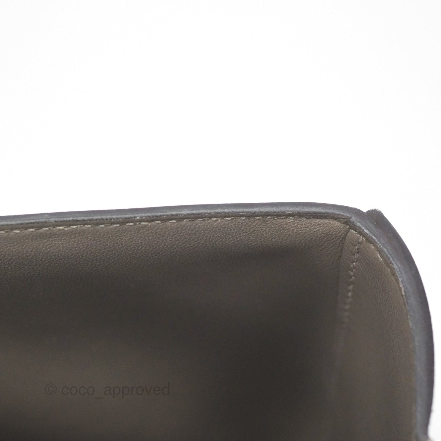 Hermès Della Cavalleria Mini Bag Gris Meyer 0L Epsom Palladium Hardware