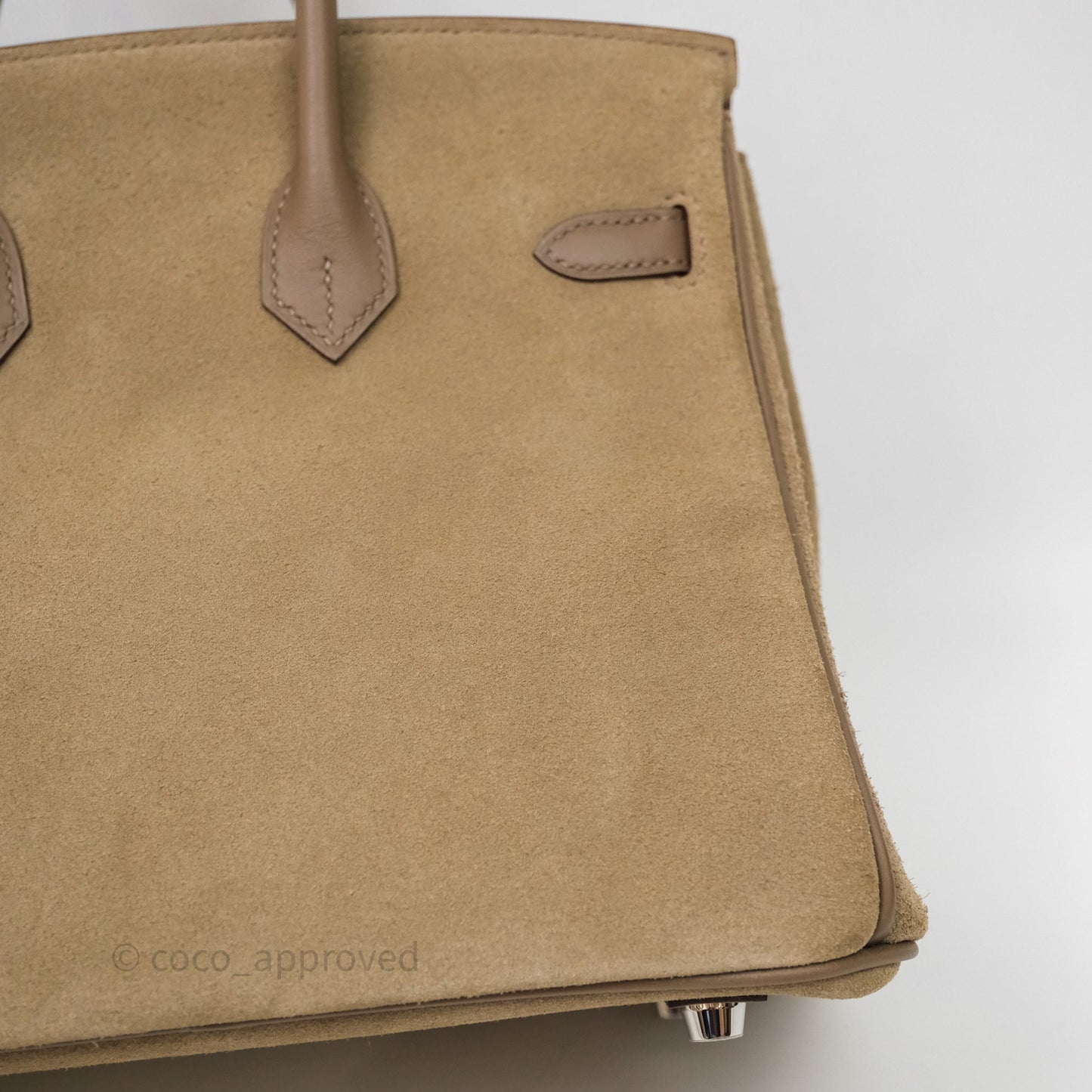 Hermès Birkin 25  Étoupe 18 Grizzly Palladium Hardware