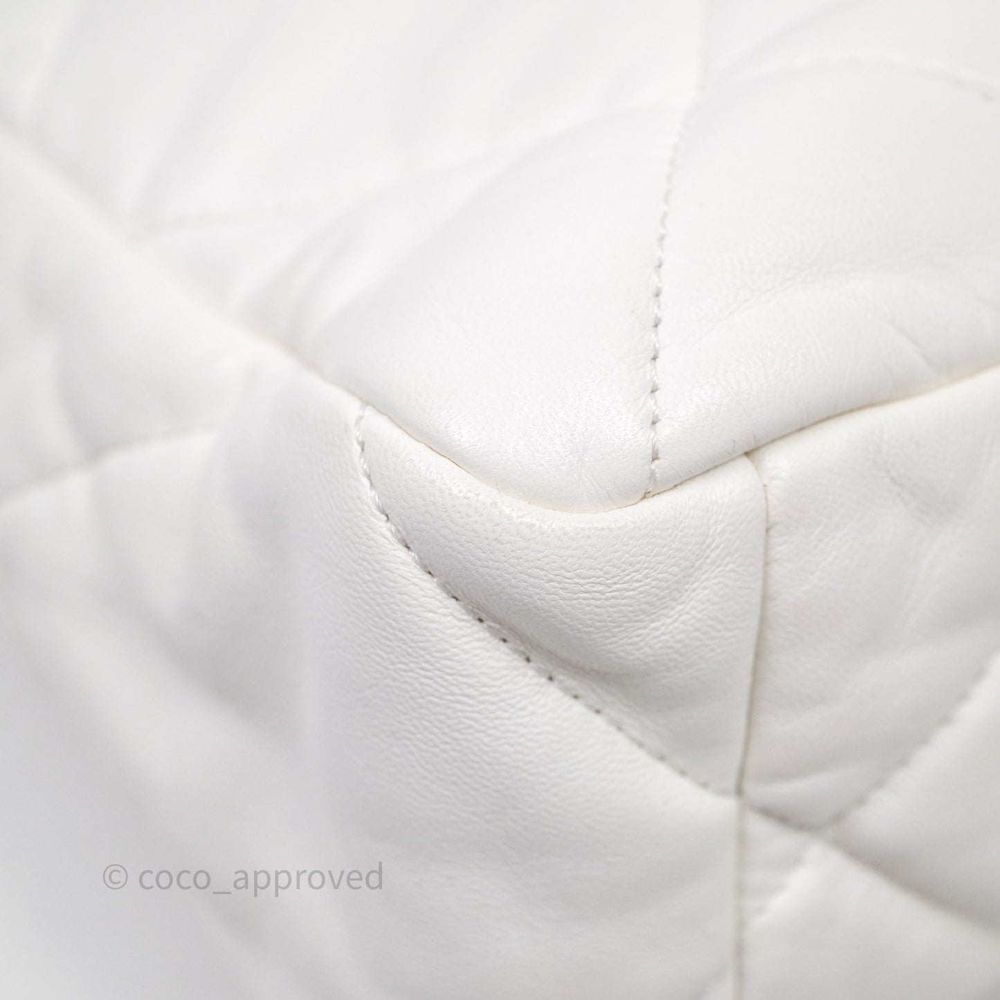 Chanel 19 Medium White Mixed Hardware