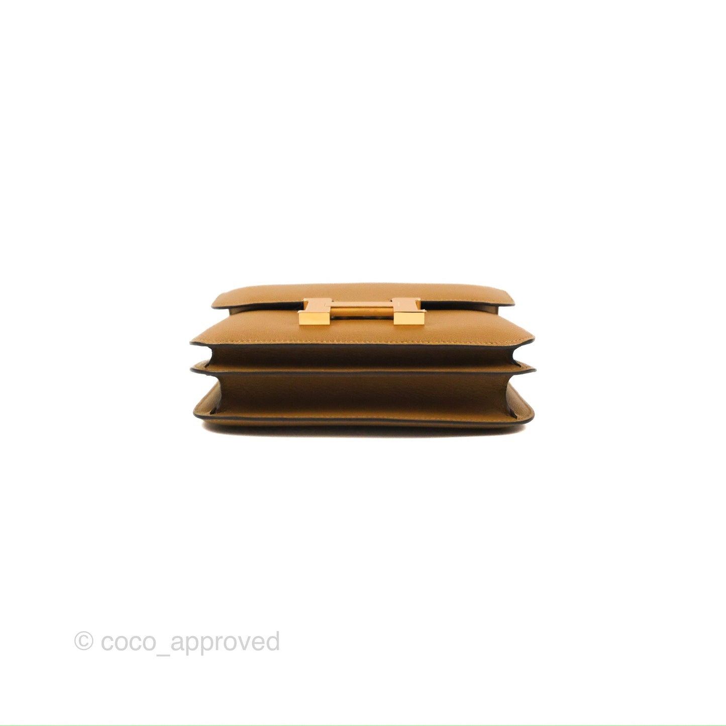 Hermès Constance Mini 18cm Kraft Chevre Mysore Gold Hardware