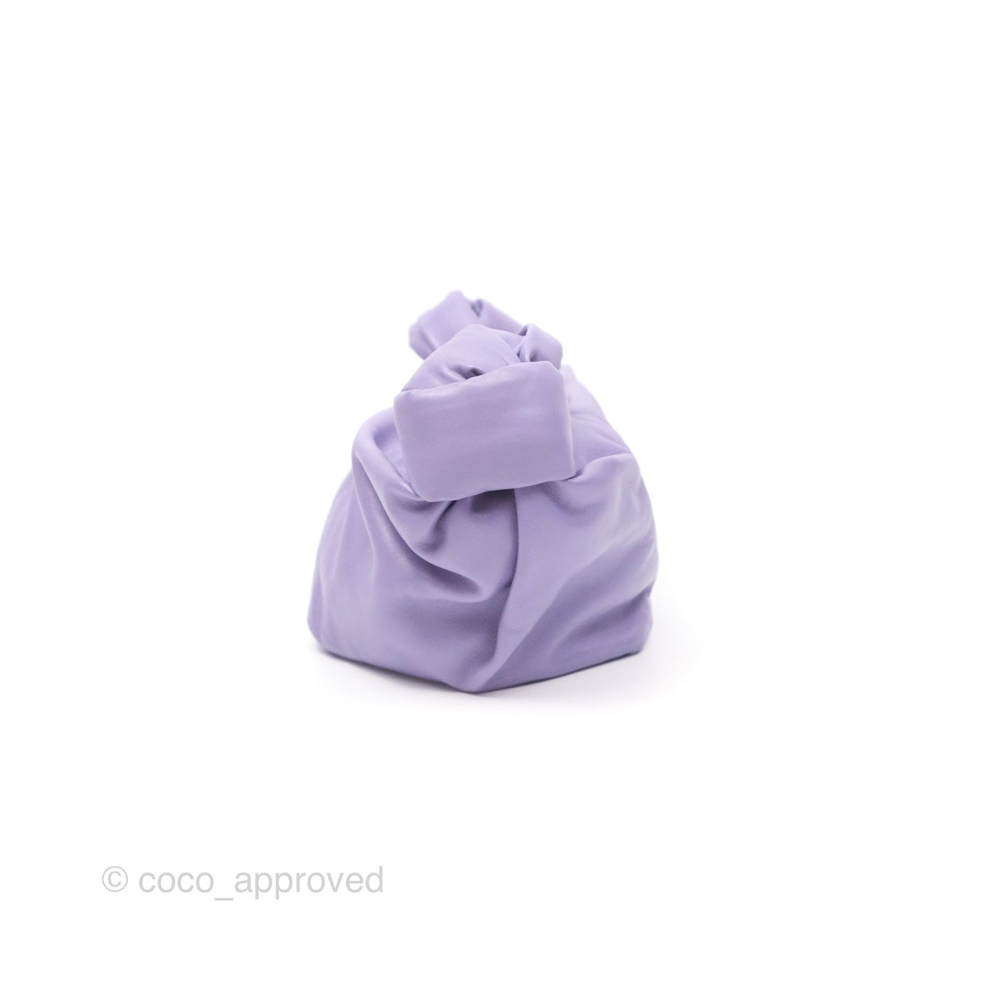Bottega Veneta Nappa Mini Double Knot Bag Lavender