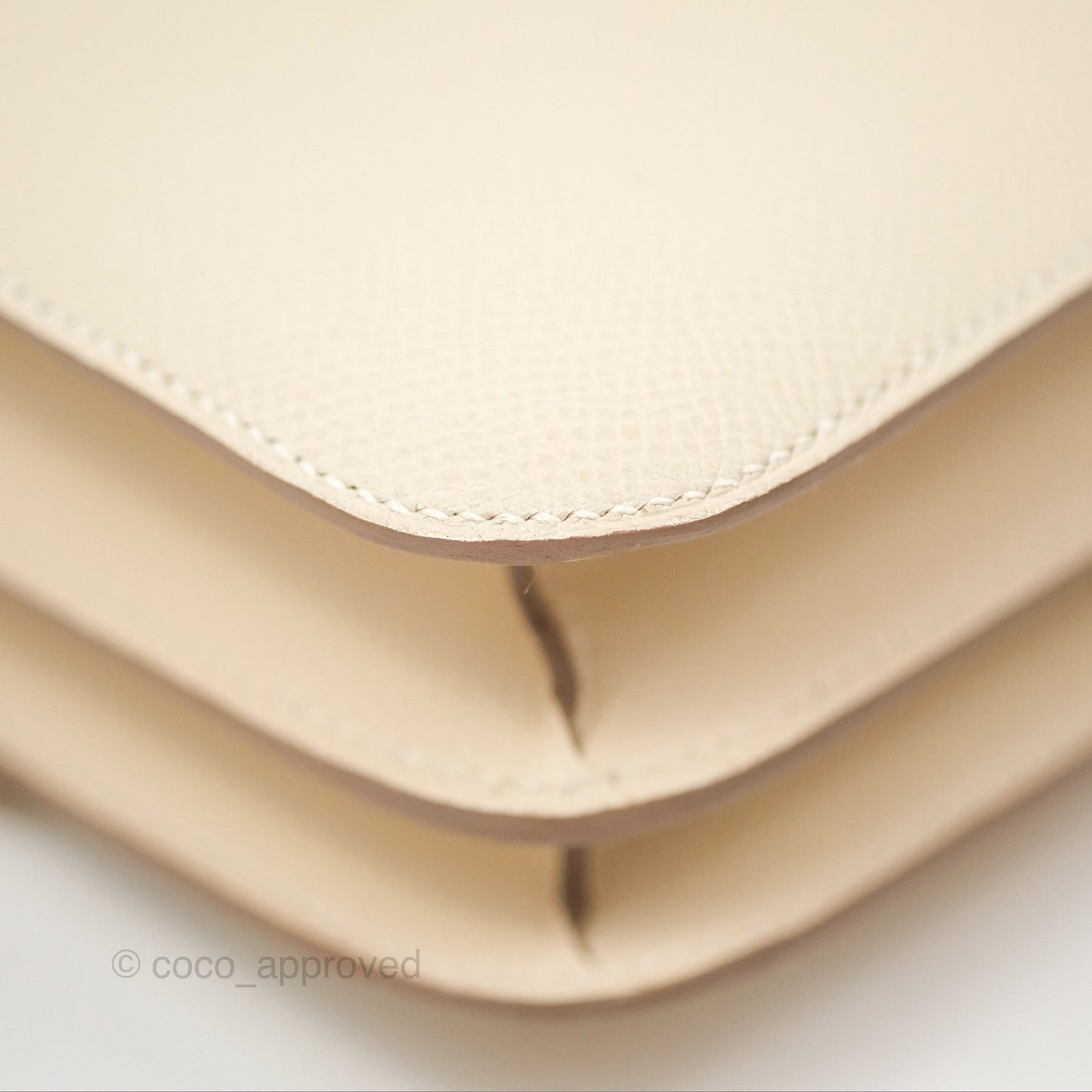 Hermès Constance Mini 18cm Craie Epsom Gold Hardware
