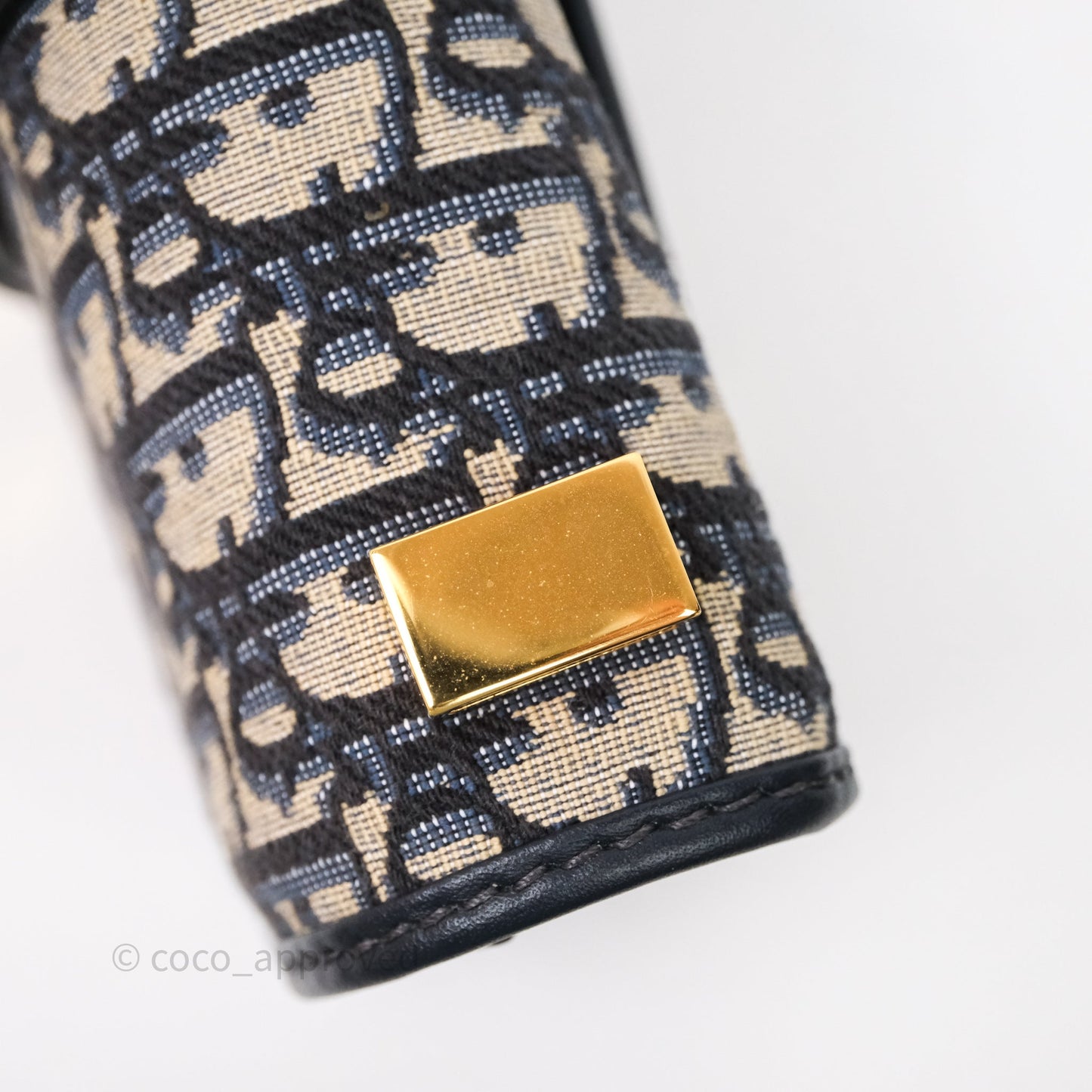 Christian Dior 30 Montaigne Bag Blue Dior Oblique Jacquard Dior