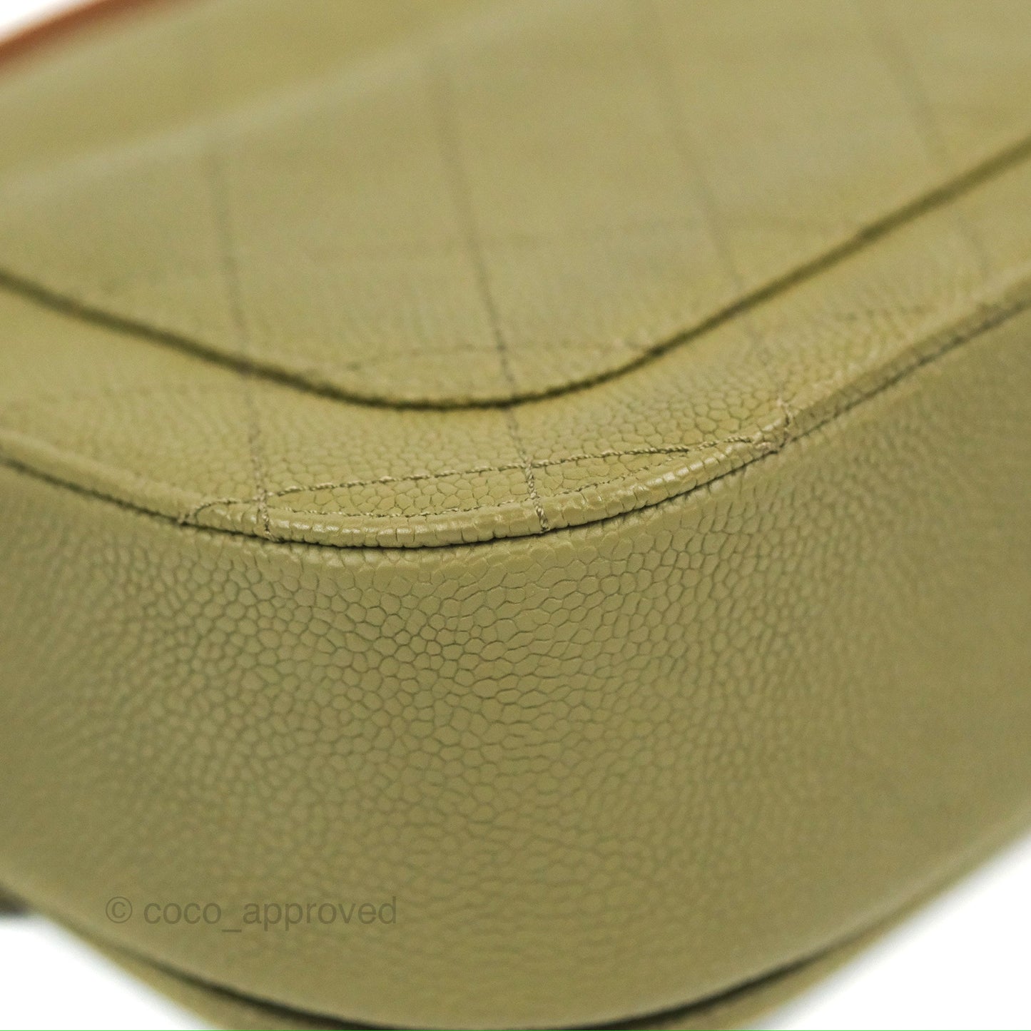 Chanel Small Cuba Top Handle Flap Khaki Caviar