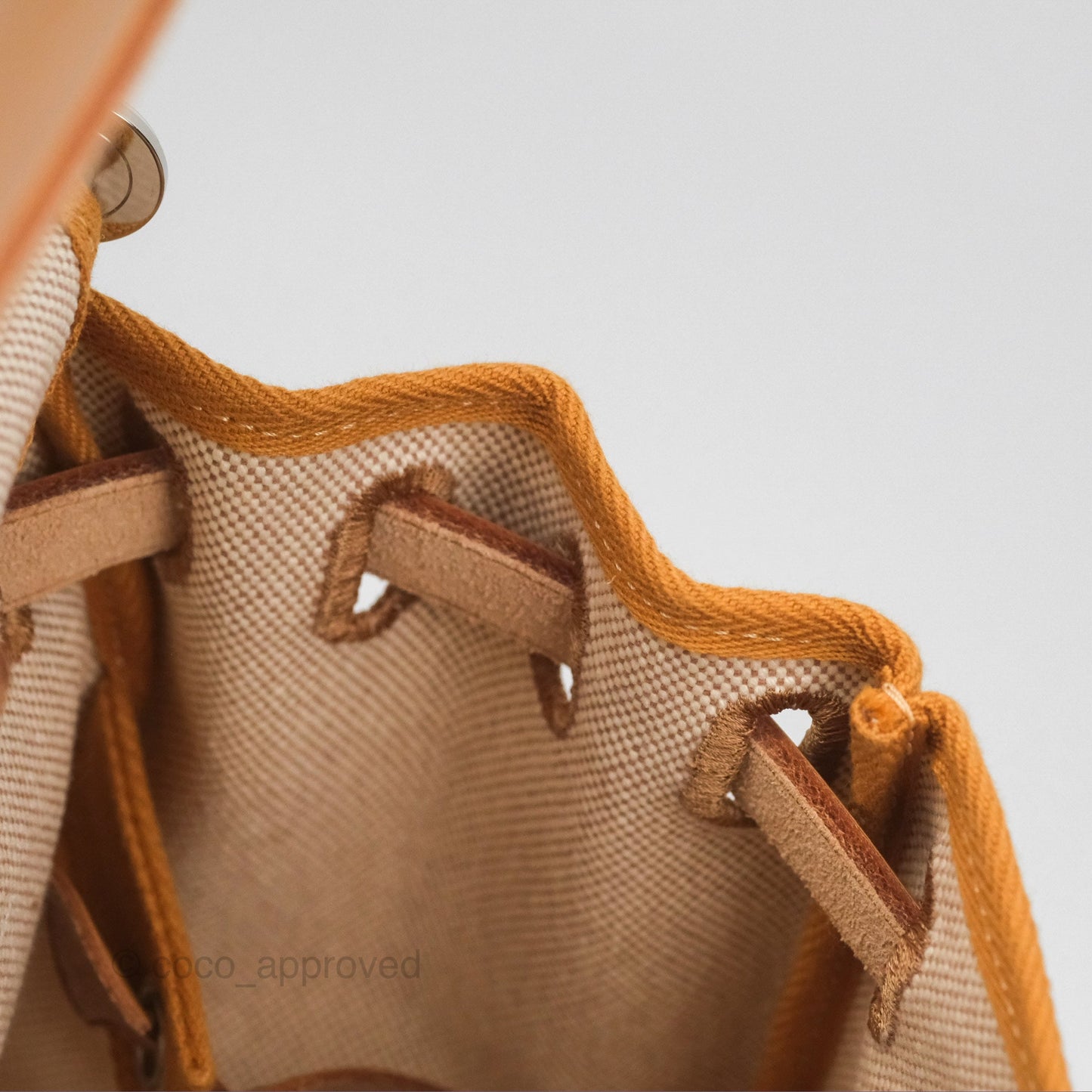 Hermès Herbag Zip 31 Bride De Gala Sable/ Ecru-Beige/ Nat sable Canvas Palladium Hardware