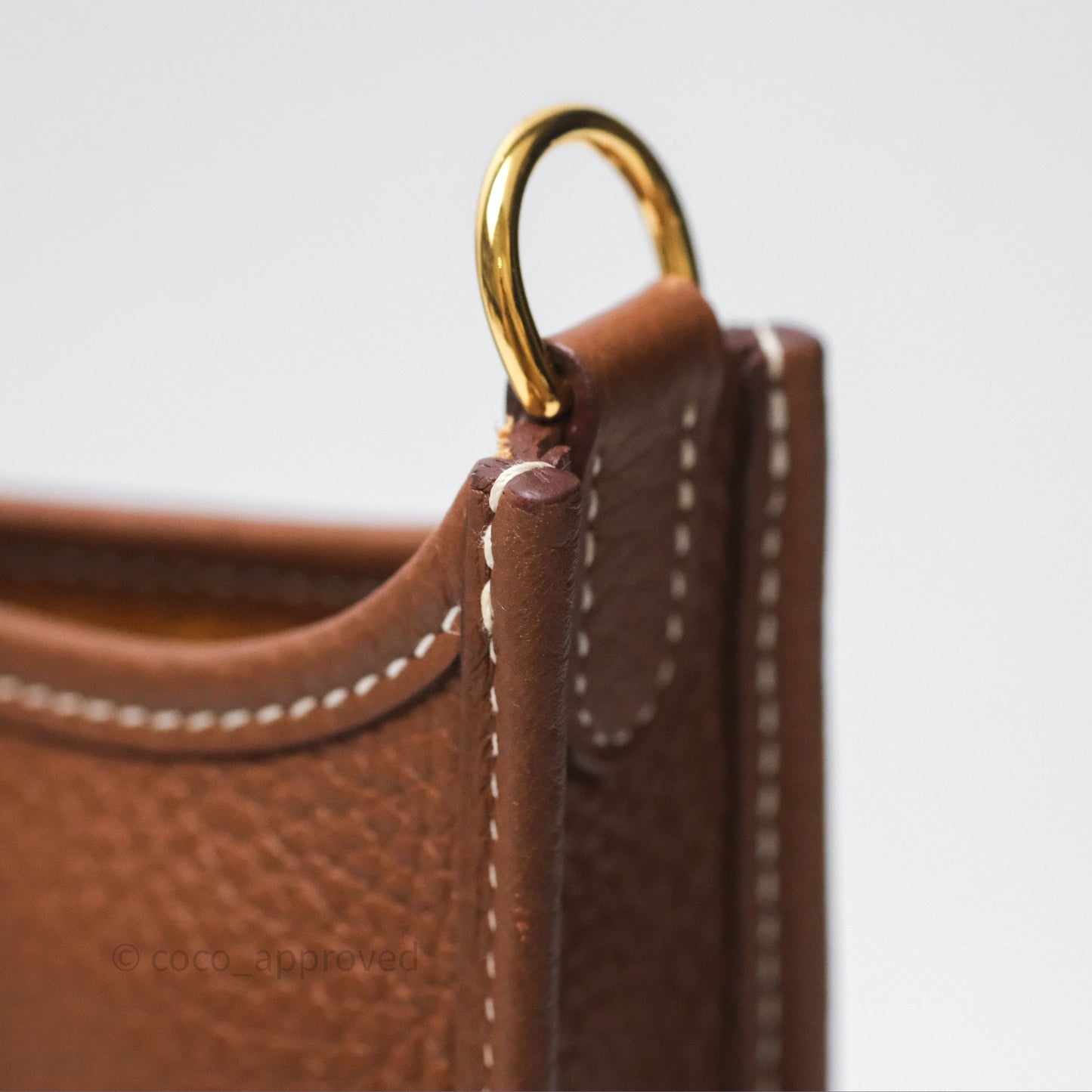 Hermès Mini Evelyne 16 Amazone Gold 37 Clemence Gold Hardware