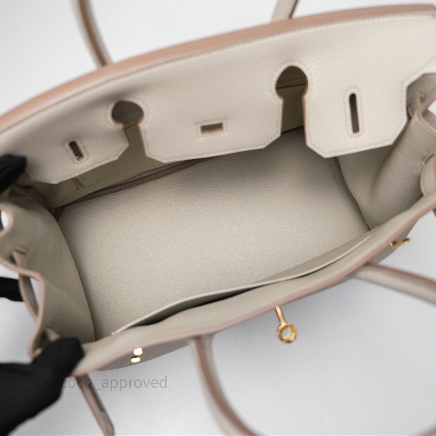 Hermès Birkin 30 Retourne Beton 8L Togo Gold Hardware