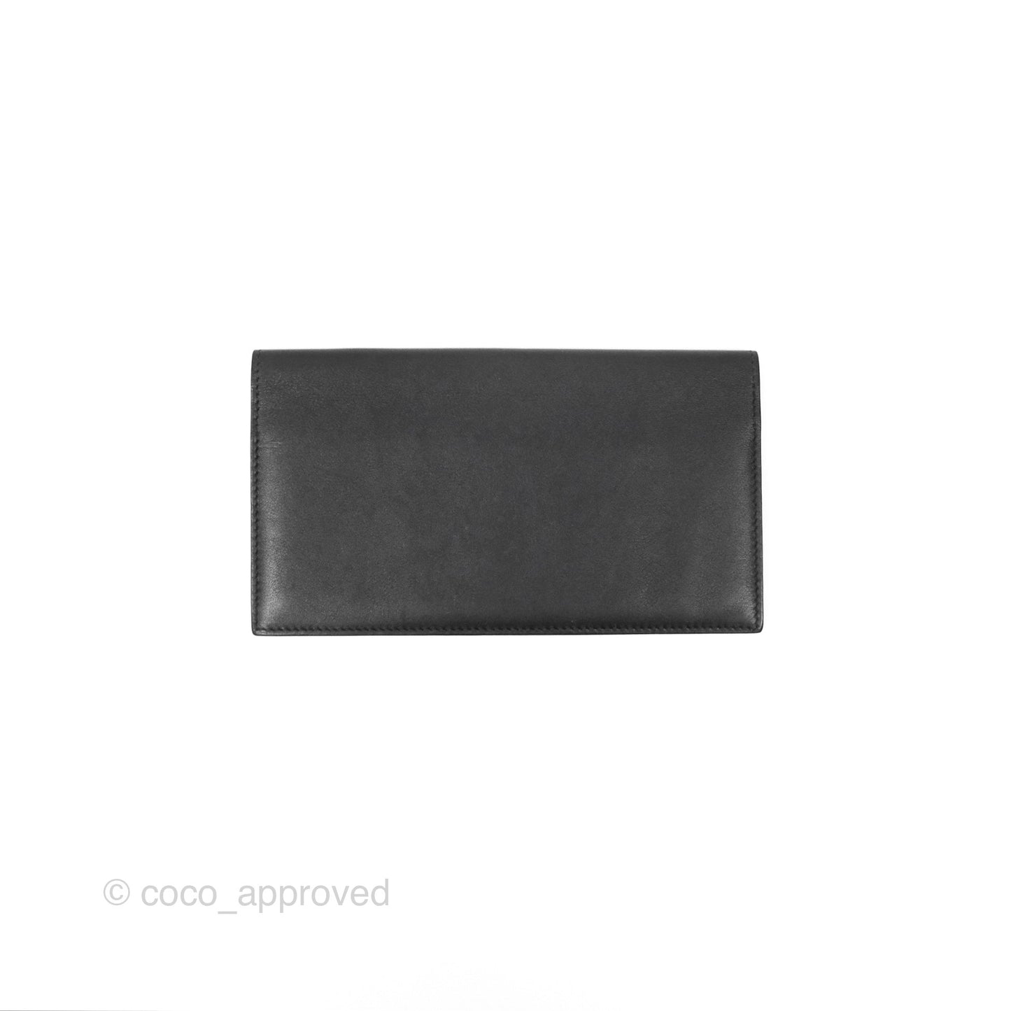 Hermès Citizen Twill Long Wallet Black Swift