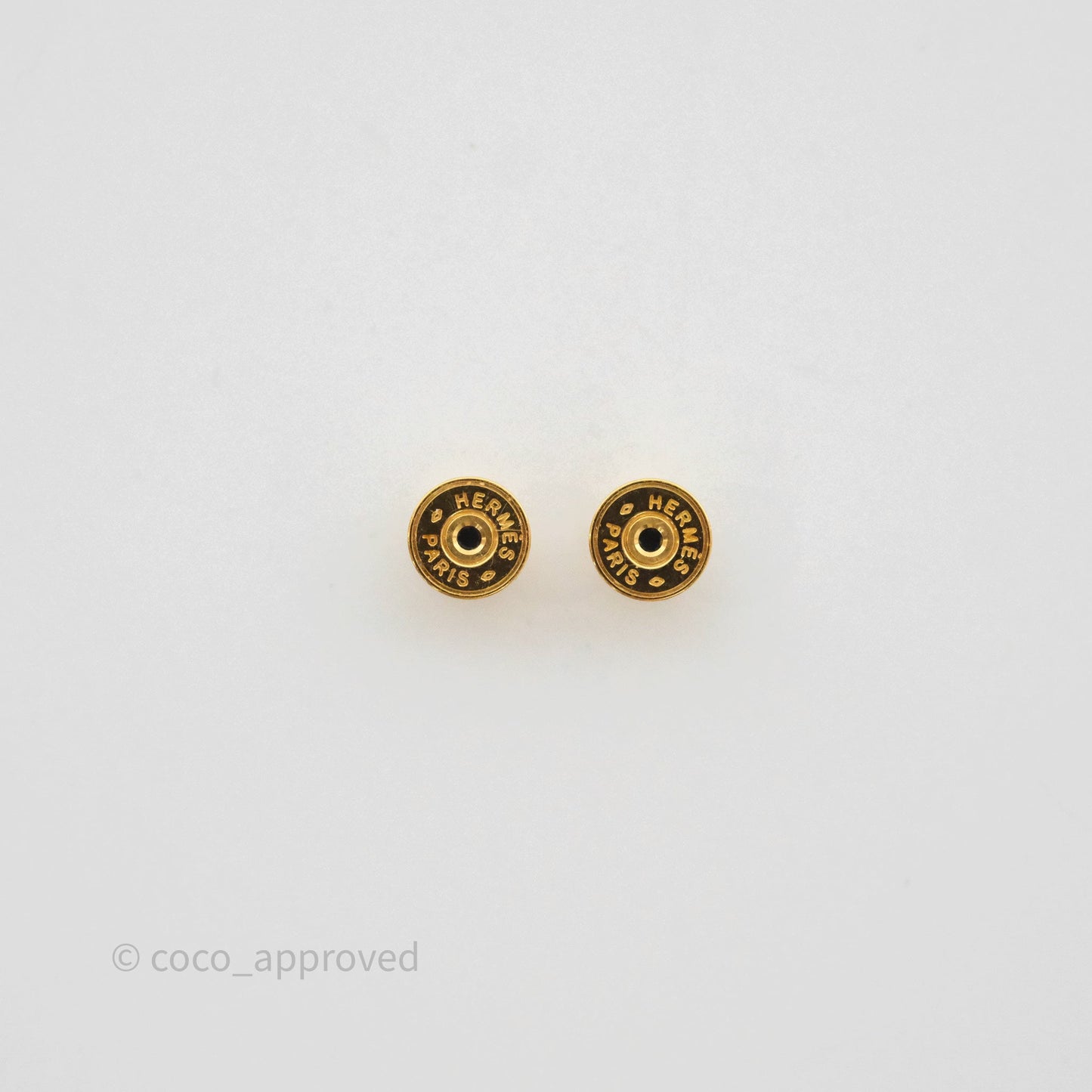 Hermes Charniere Earrings Small Model Etoupe 18