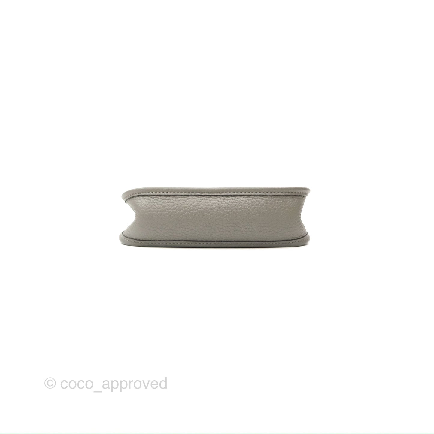 Hermès Mini Evelyne 16 Gris Meyer 0L Clemence Palladium Hardware