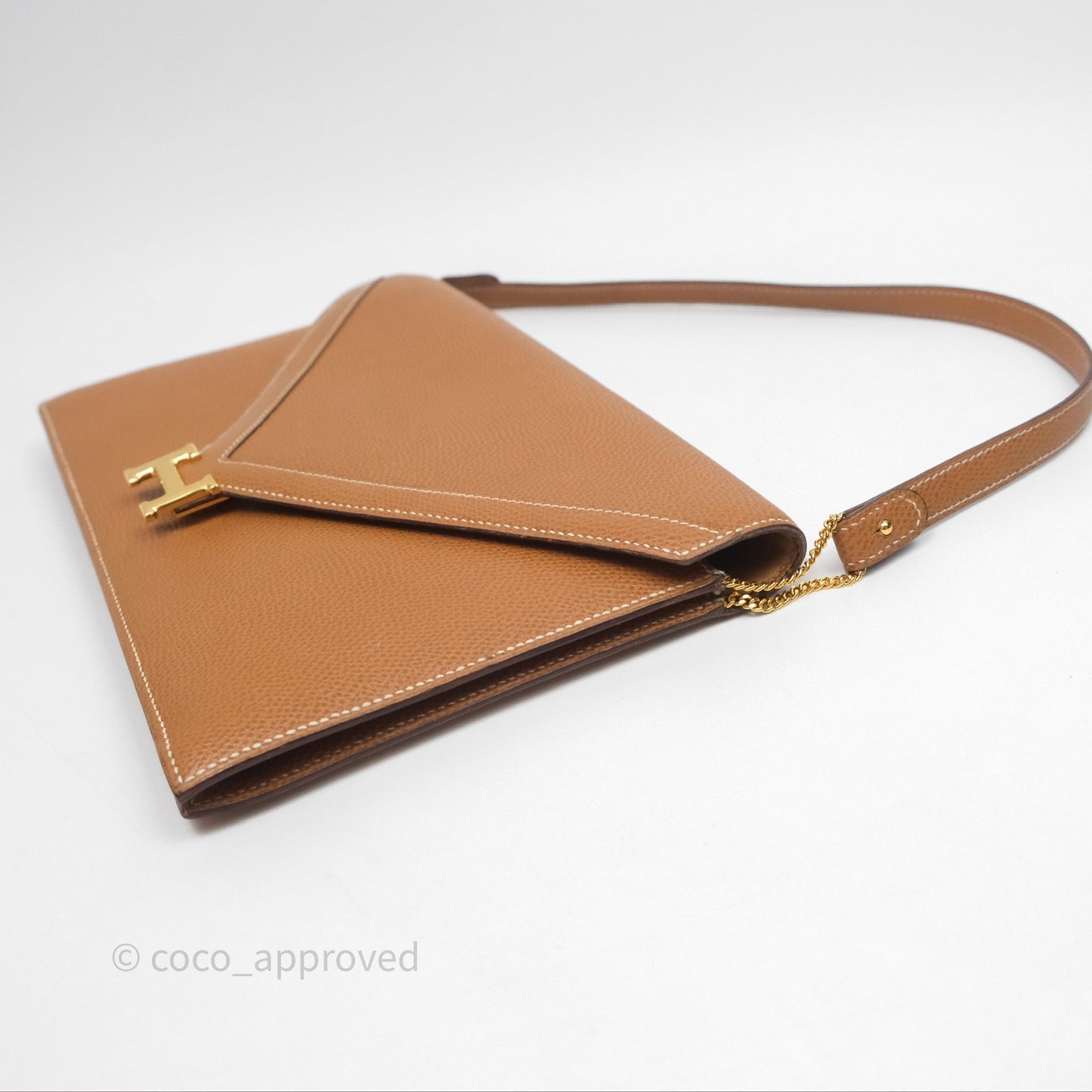 Hermès Vintage Lydie Gold Bag Gold Hardware