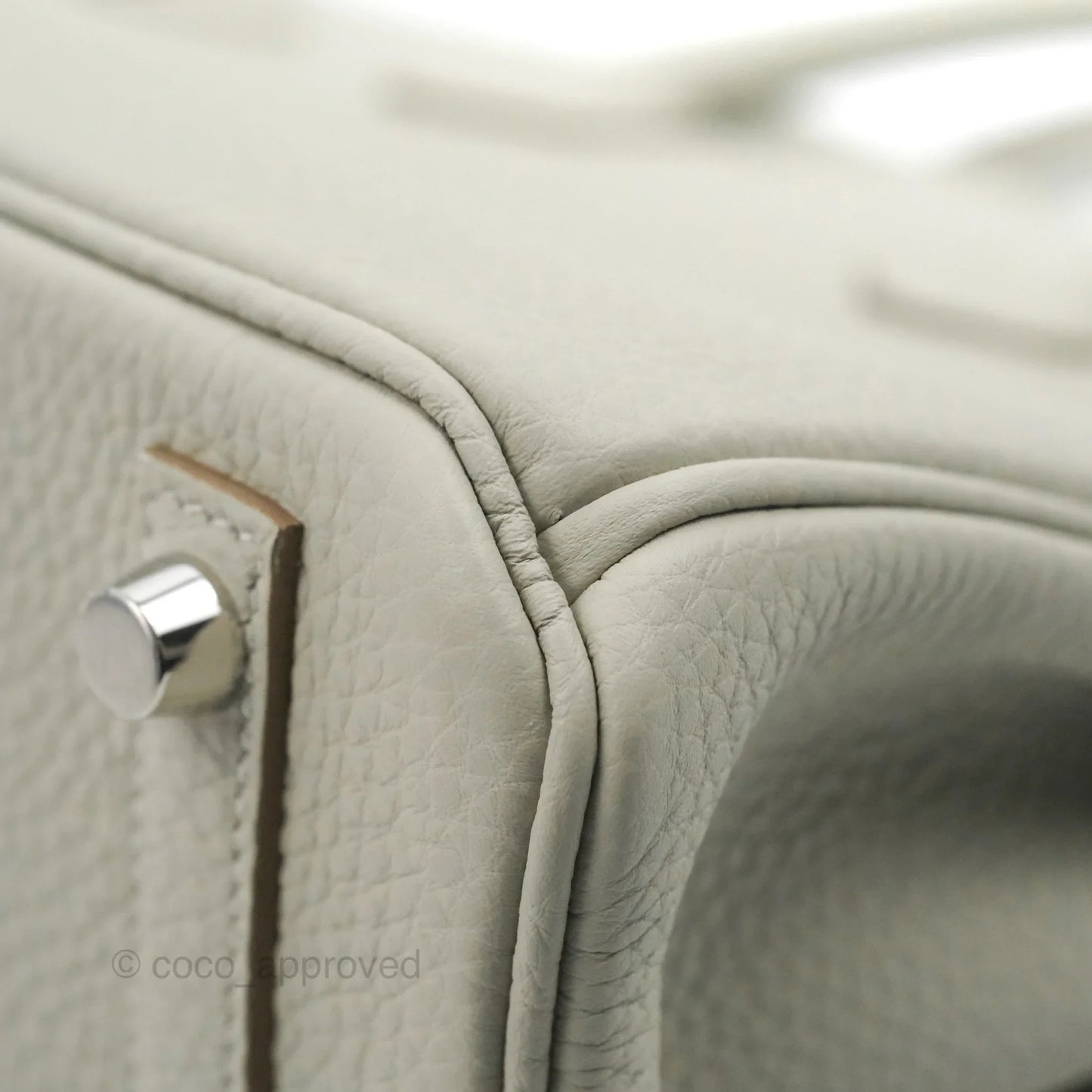 Hermes Birkin 25 Gris Perle Togo 80 Palladium Hardware