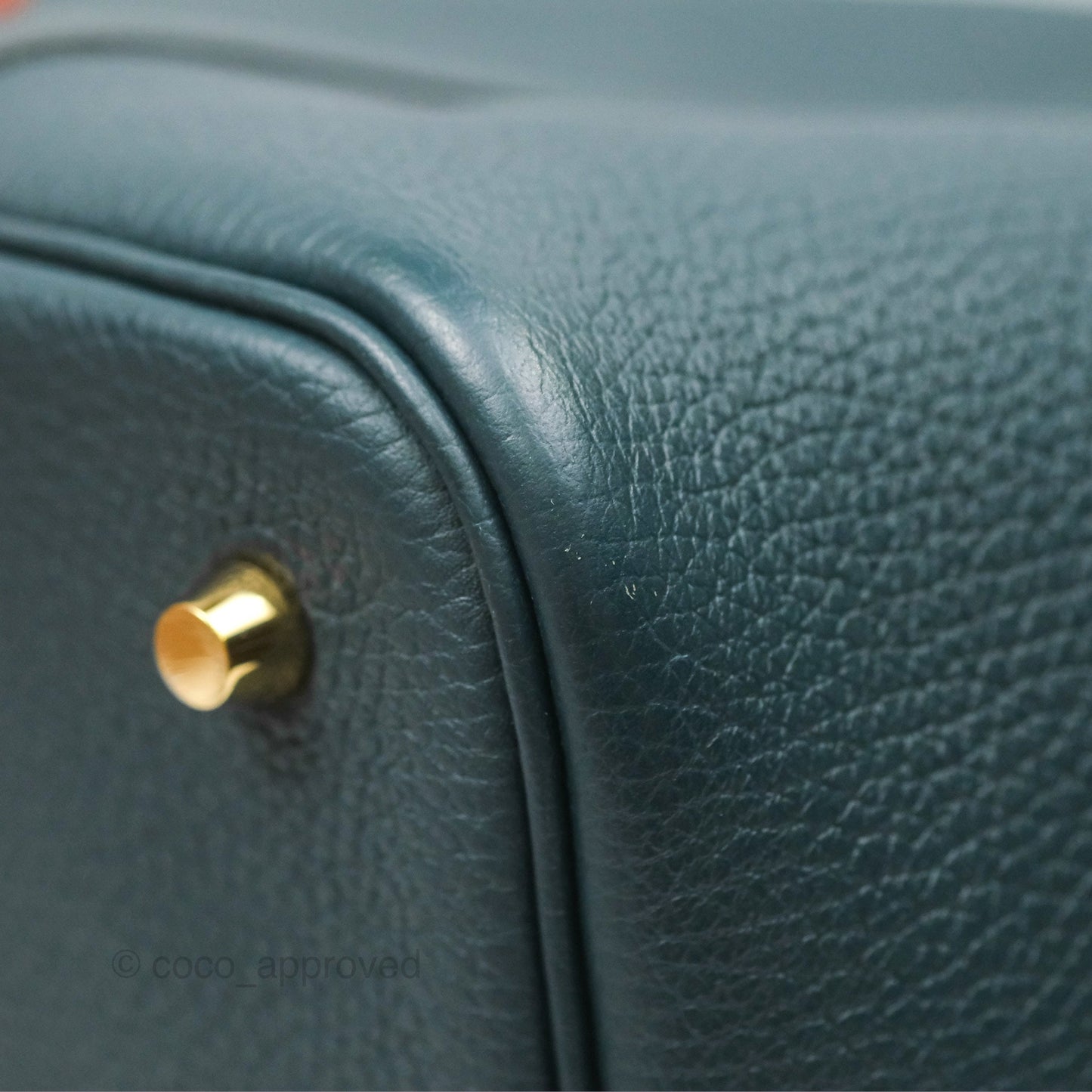 Hermès Picotin 22 Vert Cypress 6O Clemence Gold Hardware