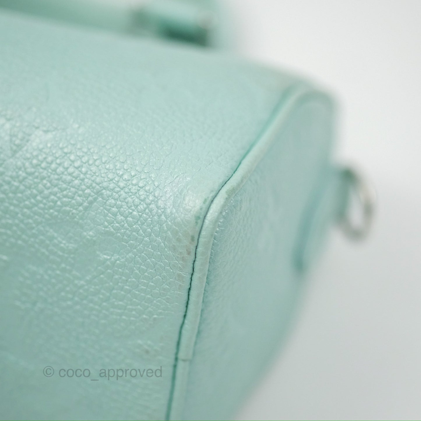 Louis Vuitton Nano Speedy Monogram Empreinte Pearly Lagoon Blue