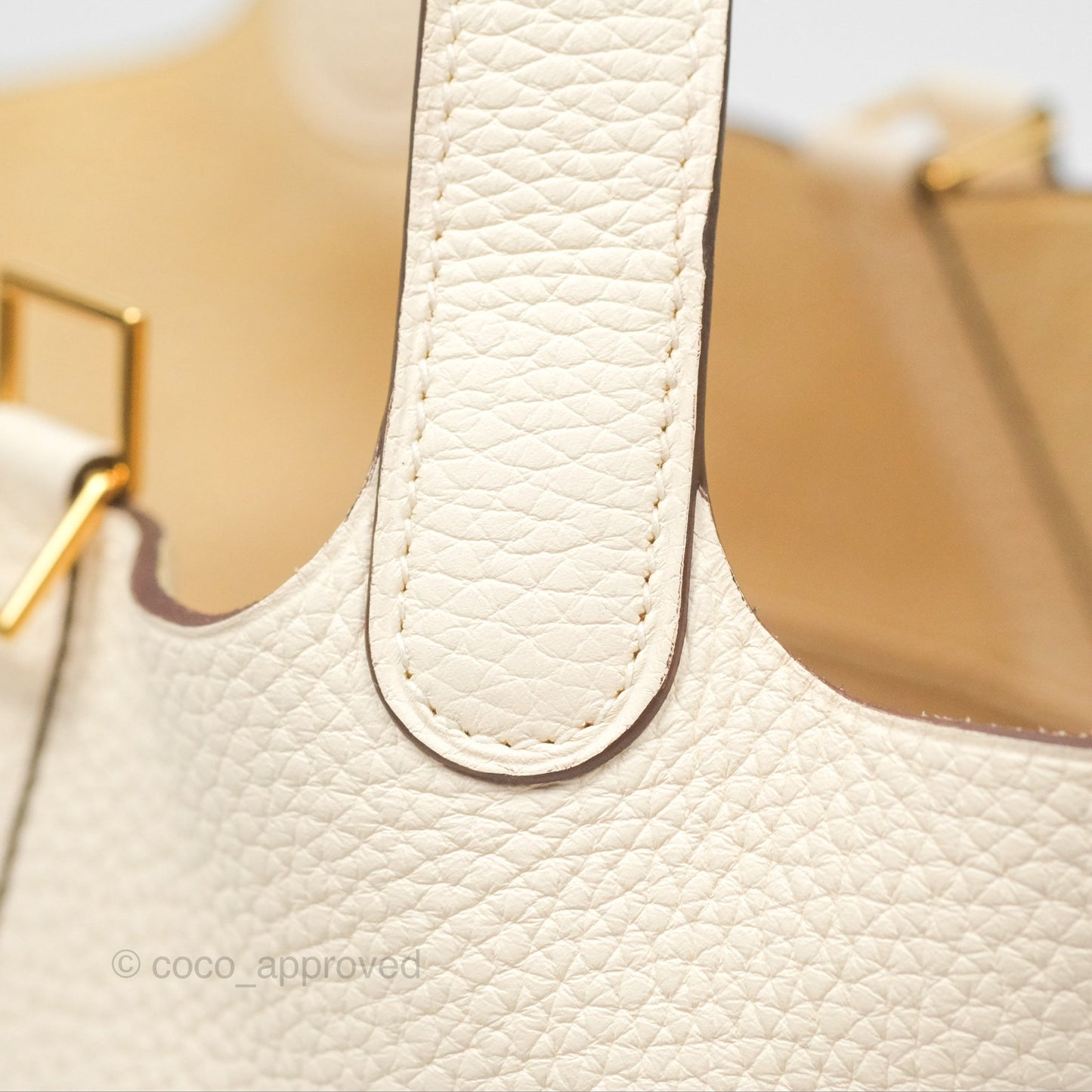 Hermès Picotin Lock 18 Nata I2 Taurillon Clemence Gold Hardware