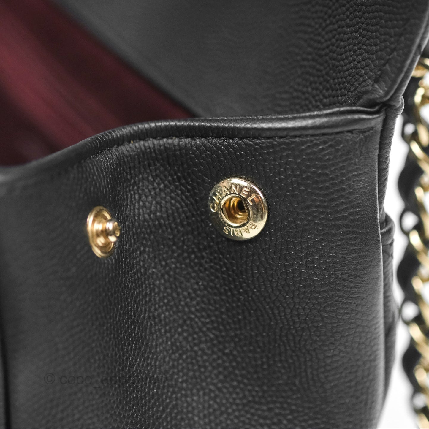 Chanel Quilted Medium Business Affinity Flap Matte Black Caviar Gold Hardware