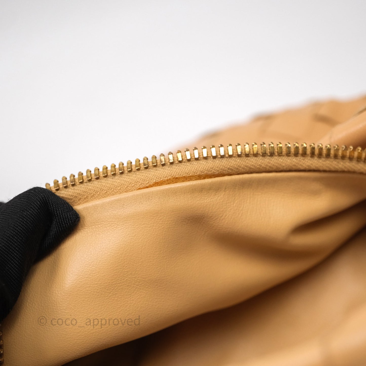 Bottega Veneta Mini Jodie Bag Intrecciato Beige Lambskin