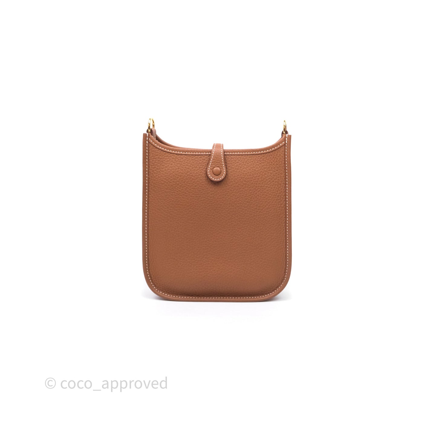 Hermès Mini Evelyne 16 Gold 37 Clemence Gold Hardware