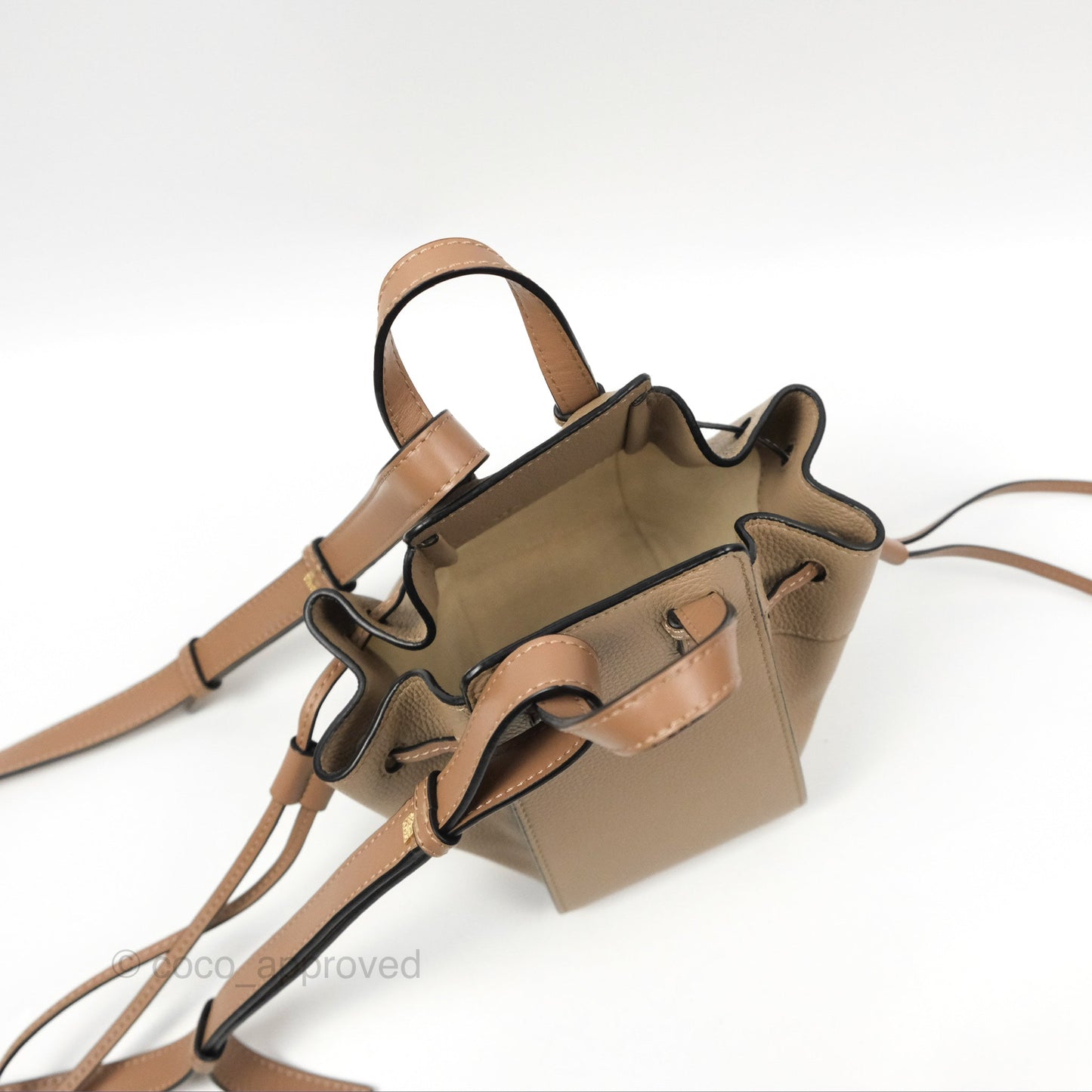 Loewe Hammock Mini Sand Shoulder Bag