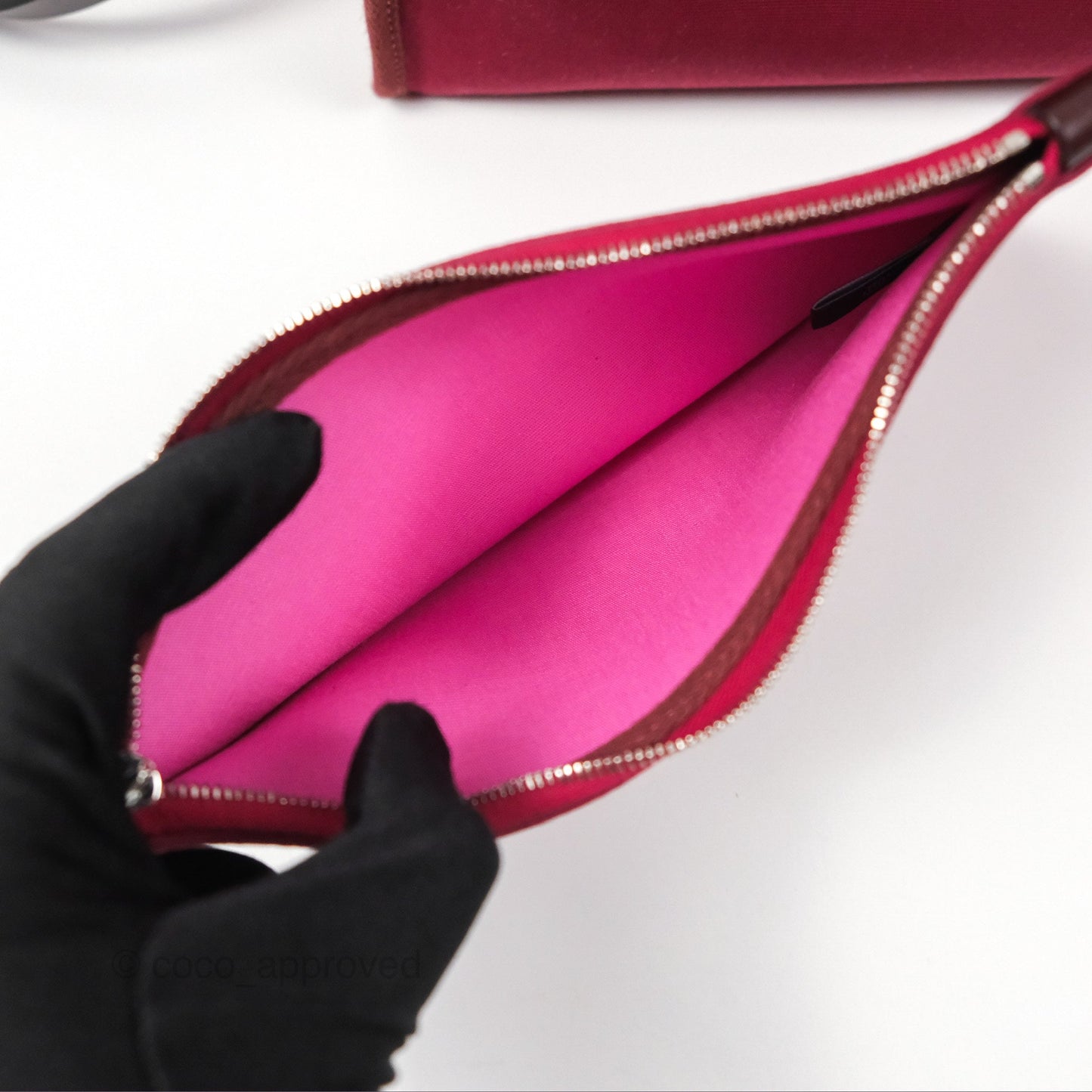 Hermès Herbag Zip 31 Retourne Rose Bubblegum L4/ Rubis B5 Canvas Palladium Hardware