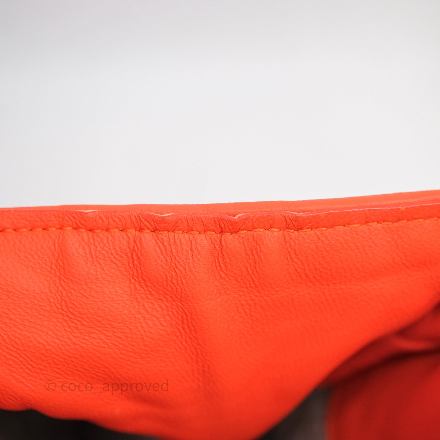 Bottega Veneta Nappa Intrecciato Parachute Tote Bag Orange