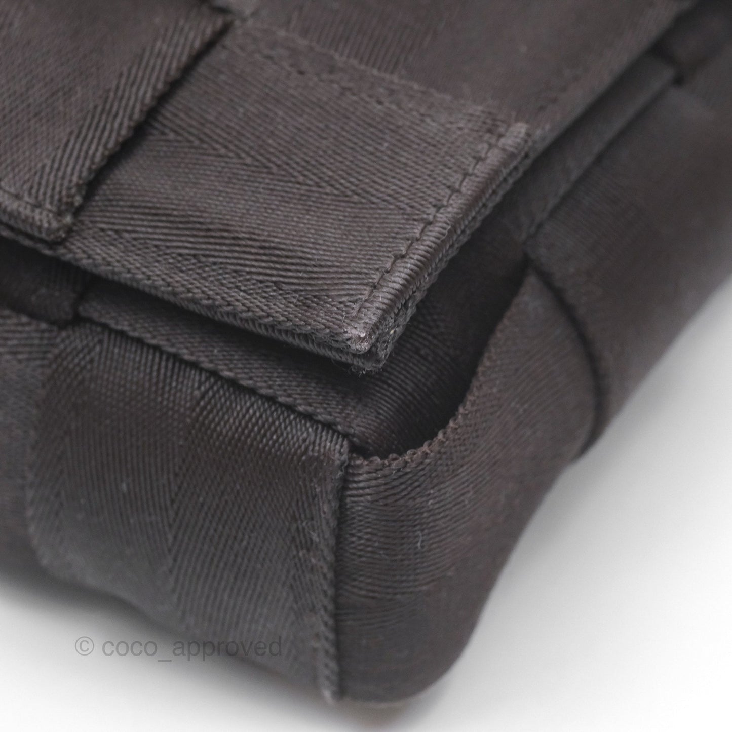 Bottega Veneta Maxi Webbing Cassette Bag Dark Brown