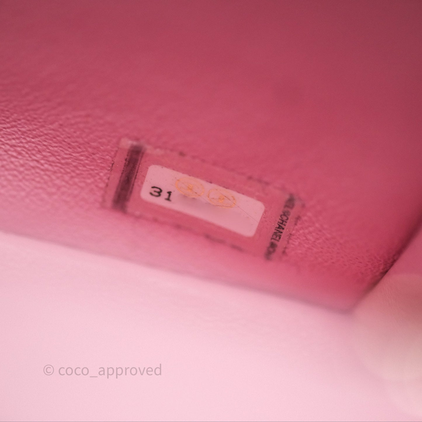 Chanel Quilted Mini Rectangular Flap Pink Lambskin Gold Hardware