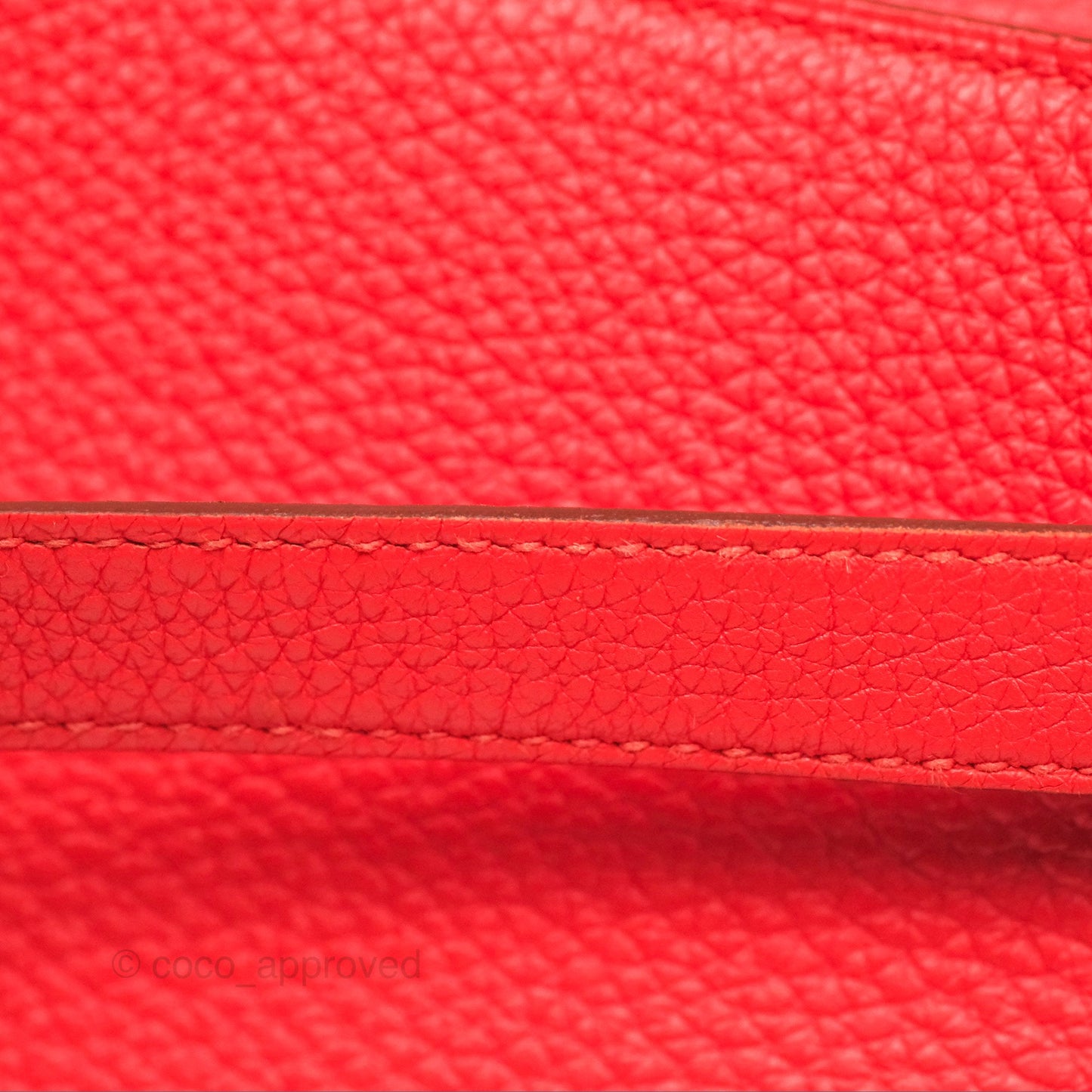 Hermès Kelly 32 Retourne Rose Jaipur Clemence Palladium Hardware