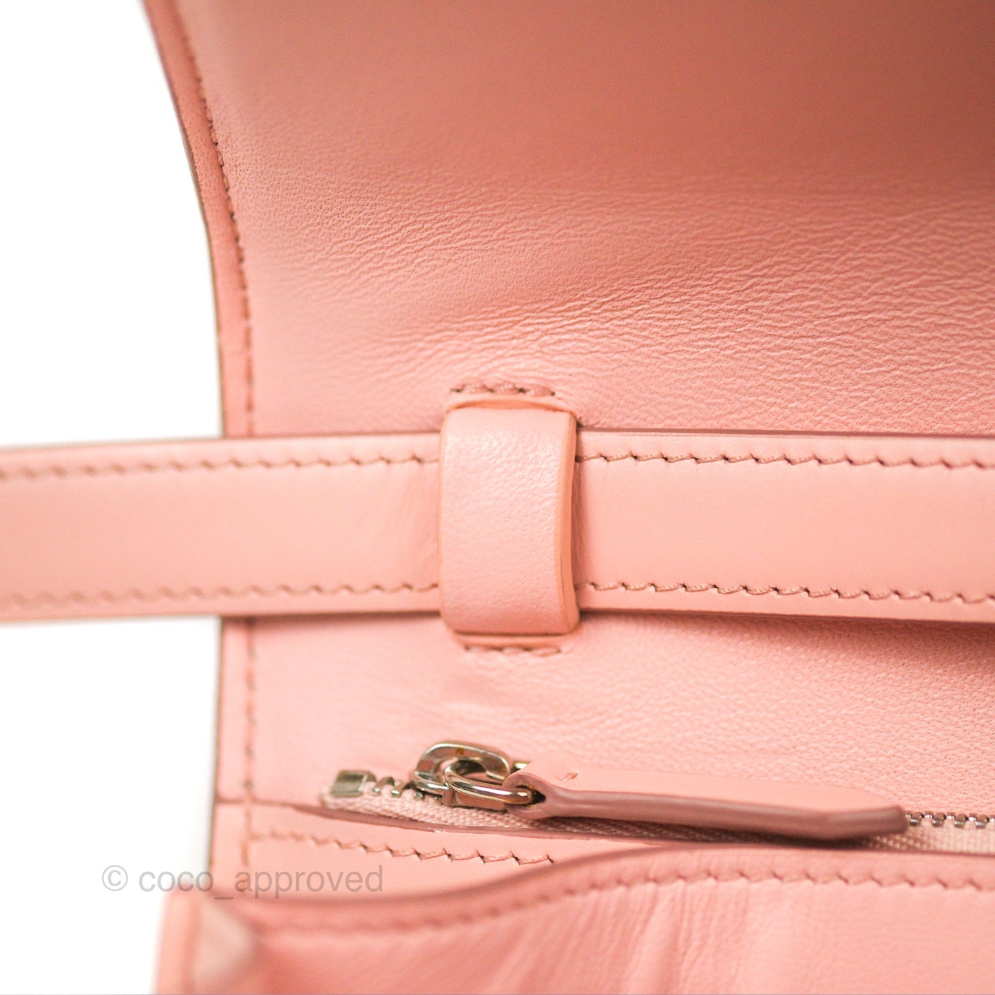 Celine Medium Classic Box Flap Light Pink Box Calfskin Silver Hardware