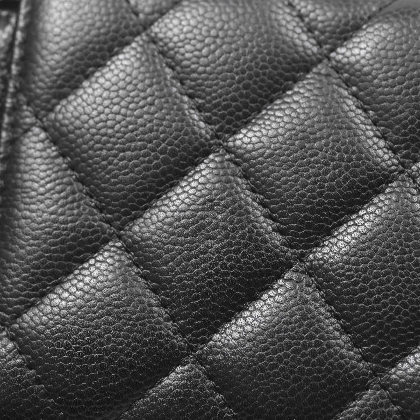 Chanel Vanity with CC Chain Black Caviar Gold Hardware