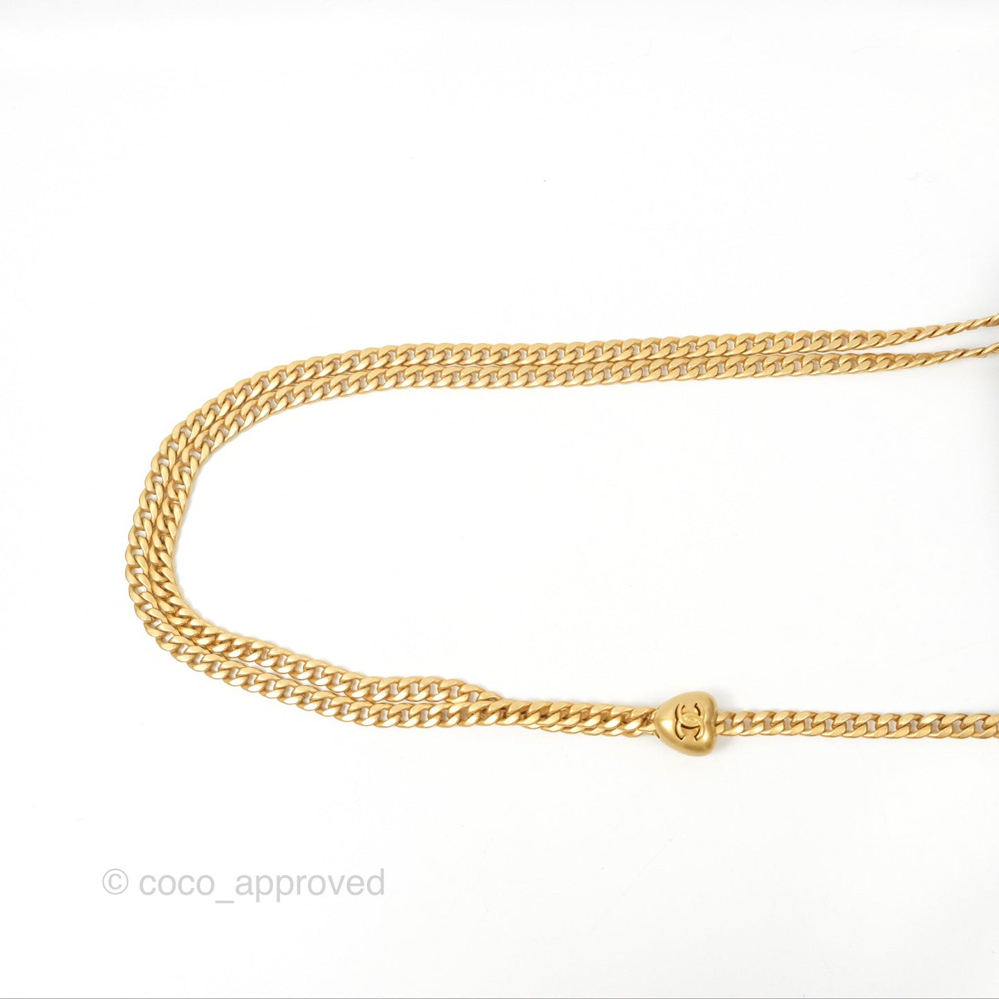 Chanel Mini Flap Bag Heart Adjustable Chain Black Caviar Aged Gold Hardware