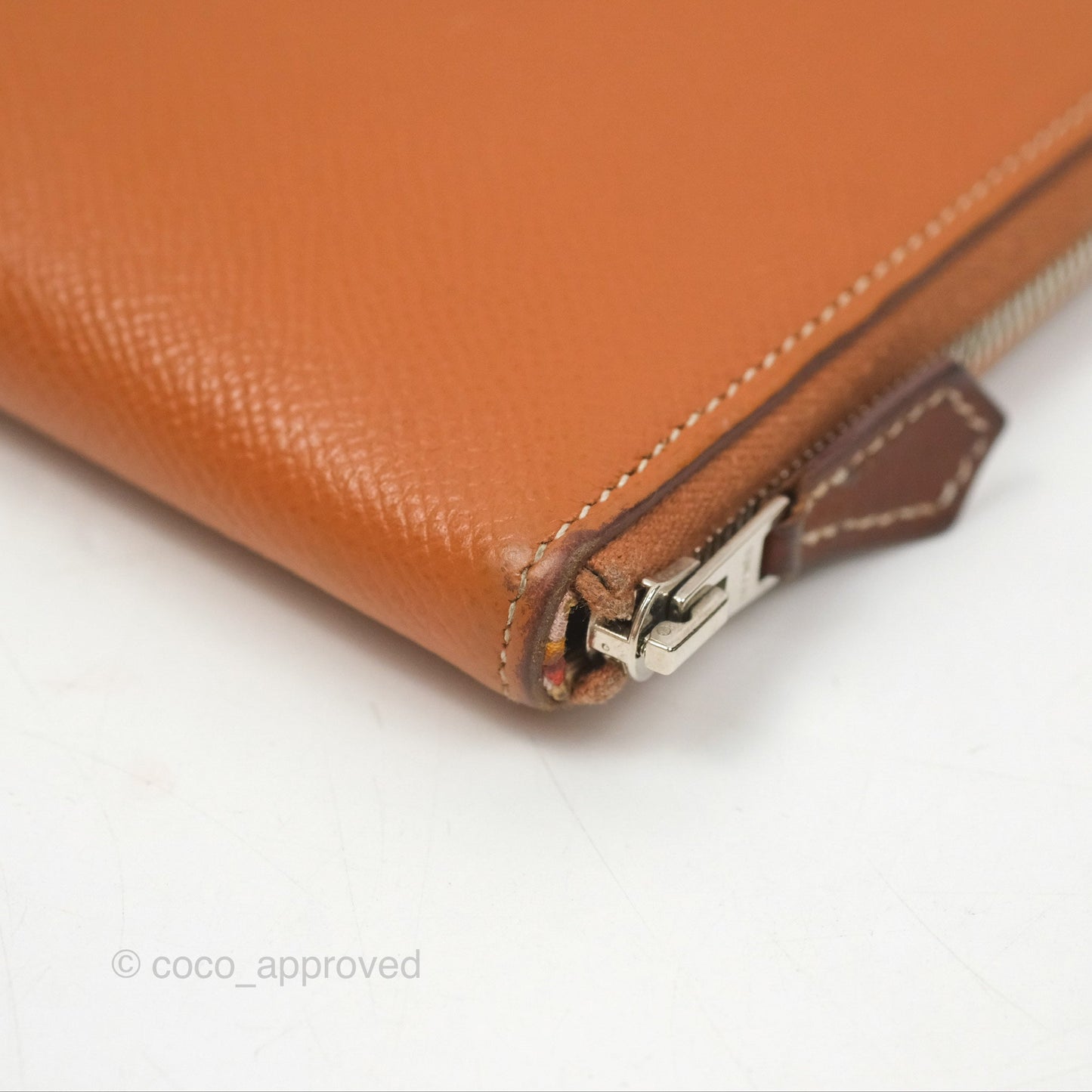 Hermès Silk In Classique Long Wallet Gold Epsom