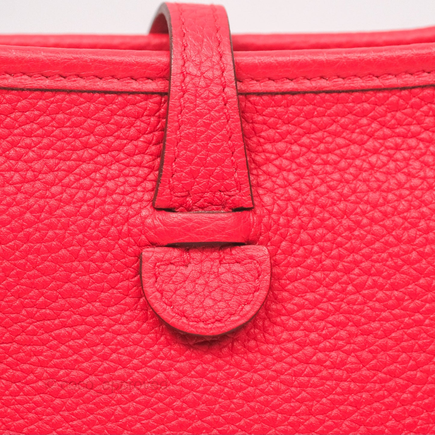 Hermès Mini Evelyne 16 Amazone Rouge de Coeur TM Palladium Hardware