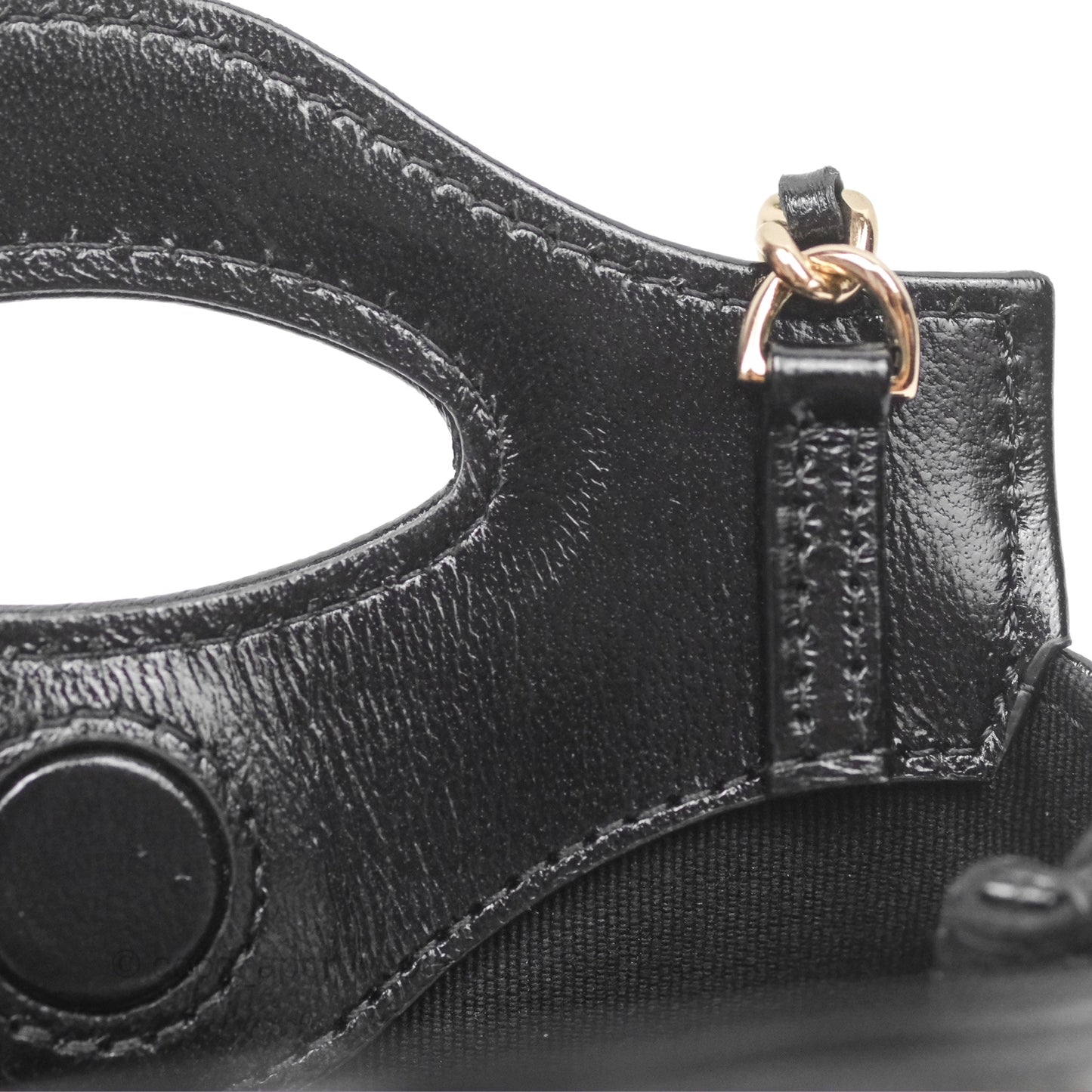 Chanel Micro 31 Black Shiny Calfskin Gold Hardware