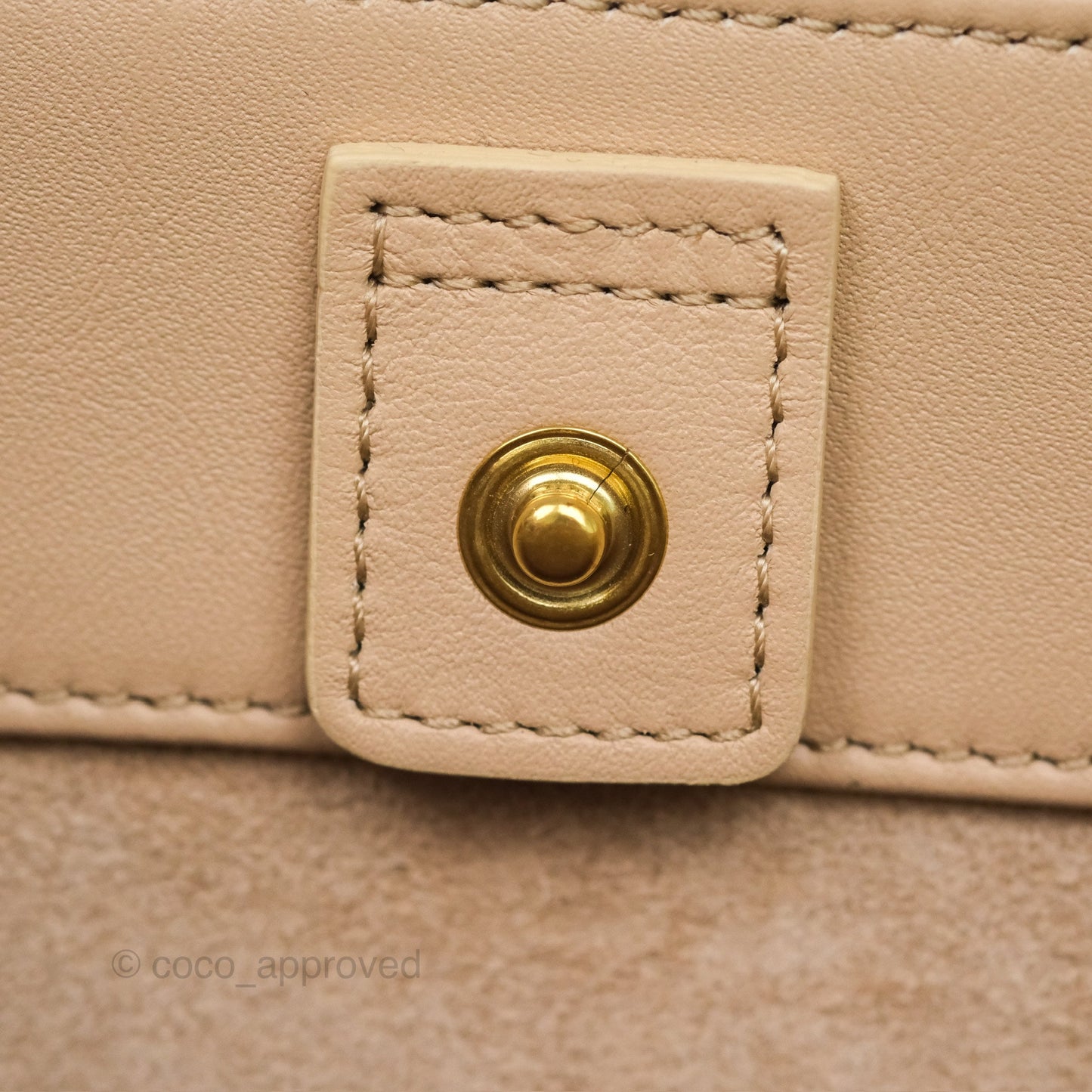 Celine Small Bucket Cuir Triomphe Calfskin Nude