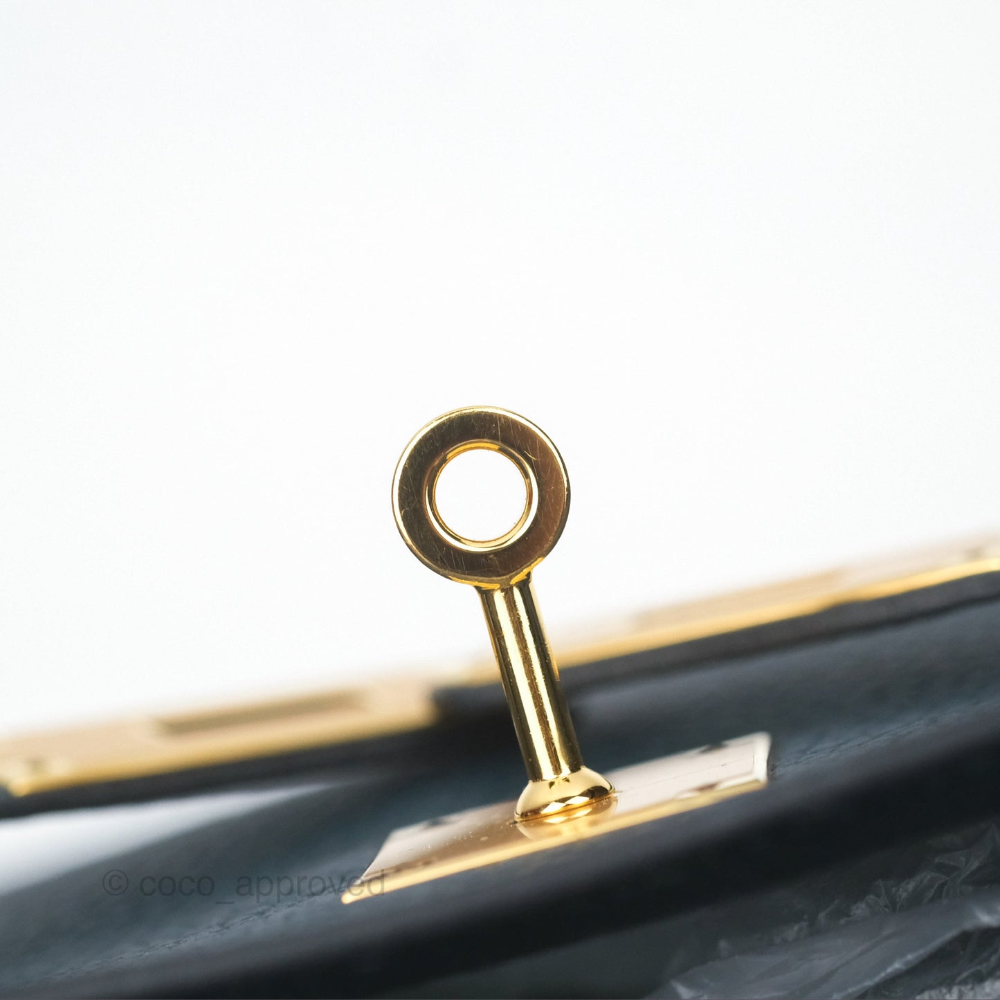 Hermès Kelly 28 Retourne Dark Green Clemence Gold Hardware